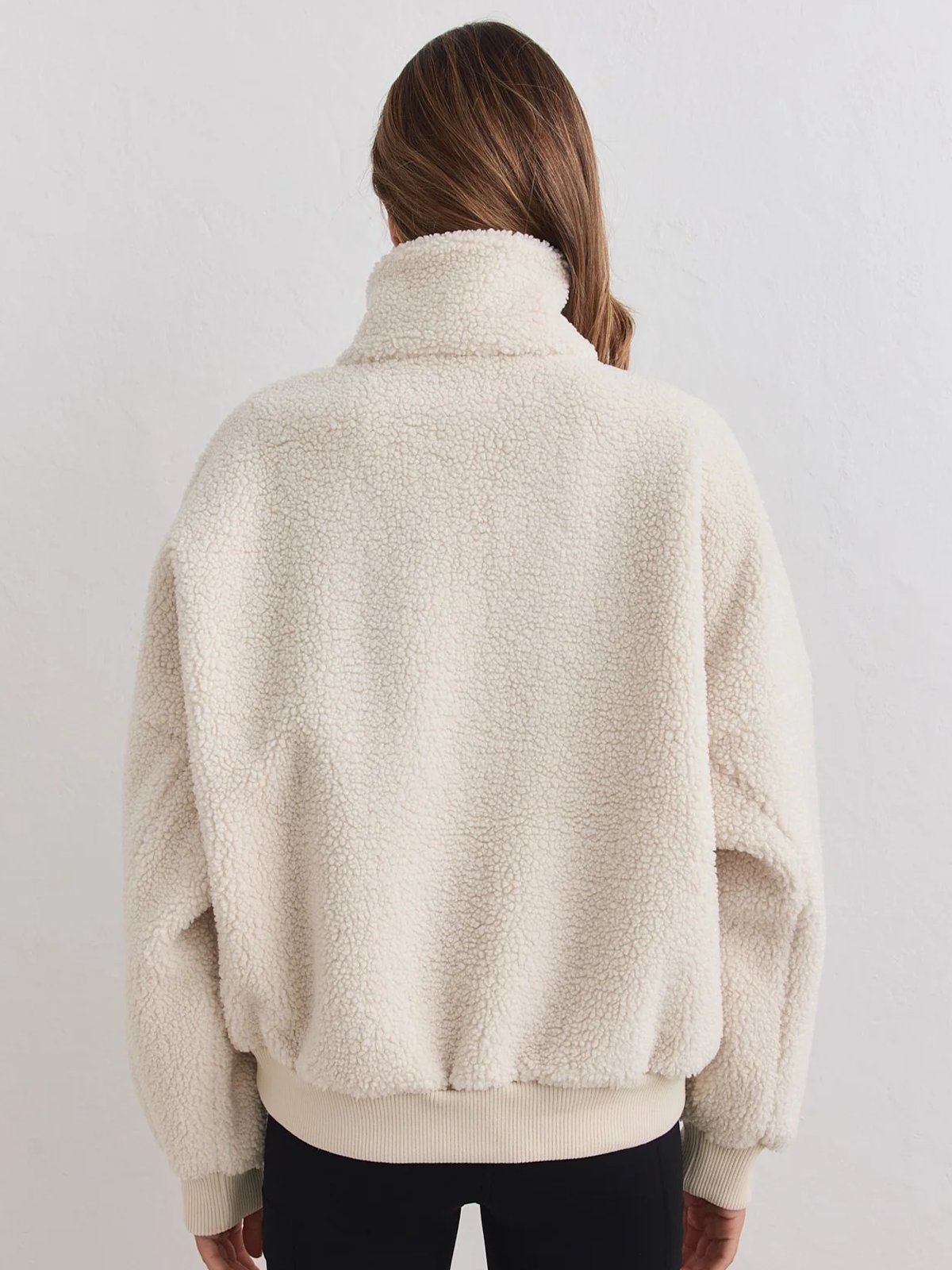 Aim'n Pile Half Zip Cream