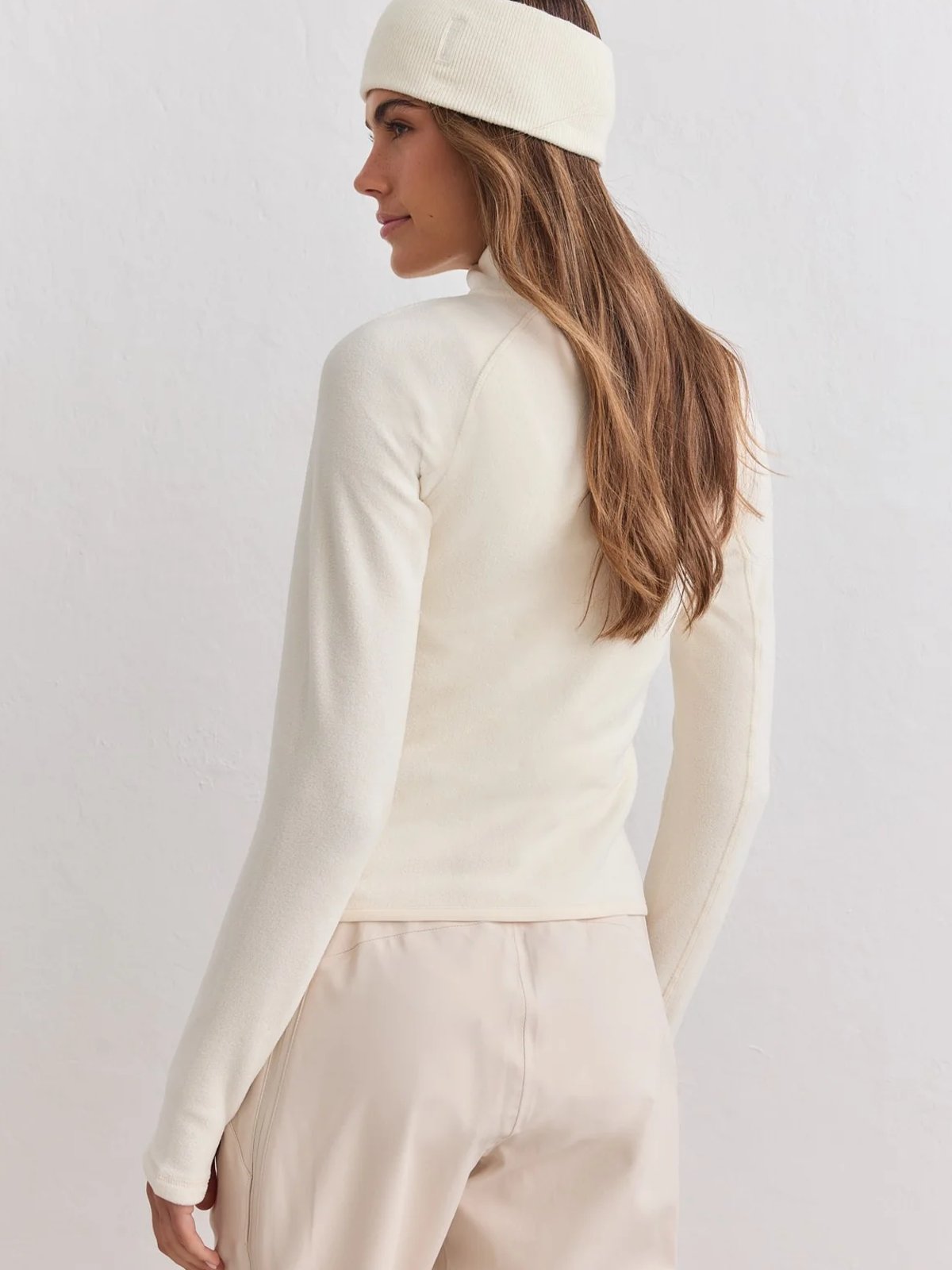 Aim'n Stretch Fleece Zip Jacket Cream