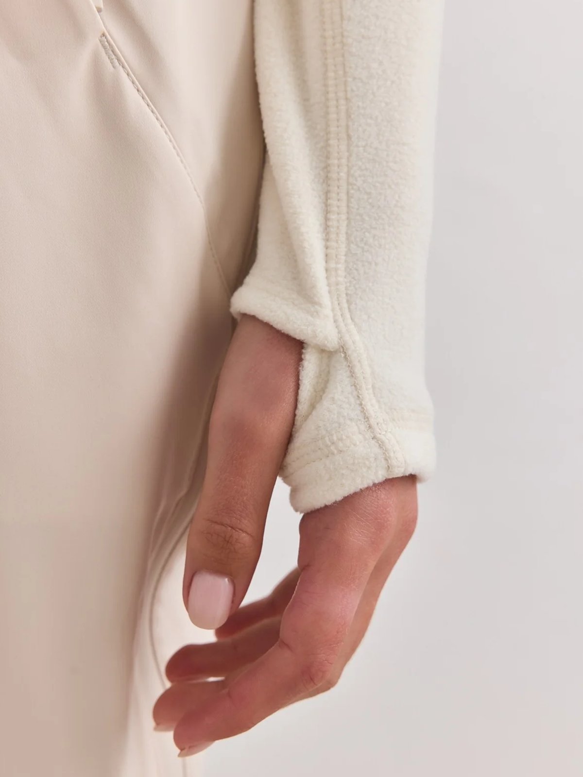 Aim'n Stretch Fleece Zip Jacket Cream