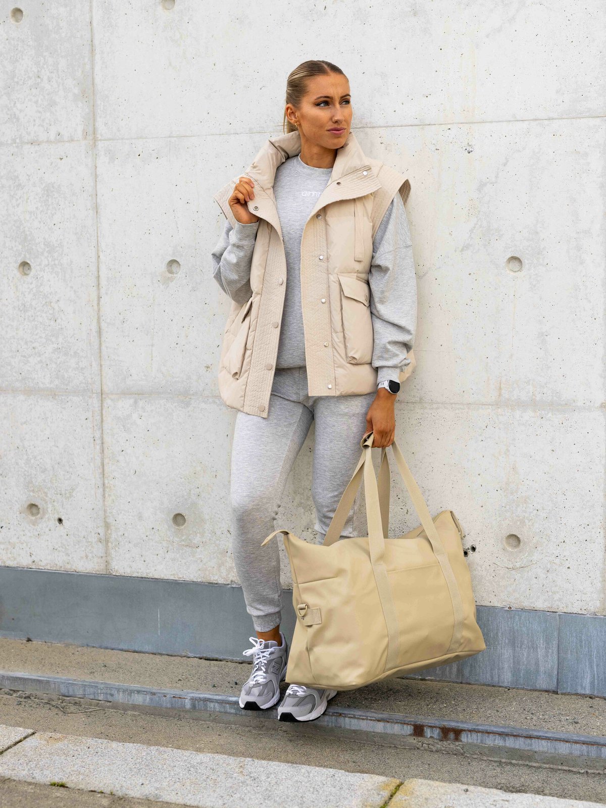 Aim'n Comfy Sweatshirt Light Grey