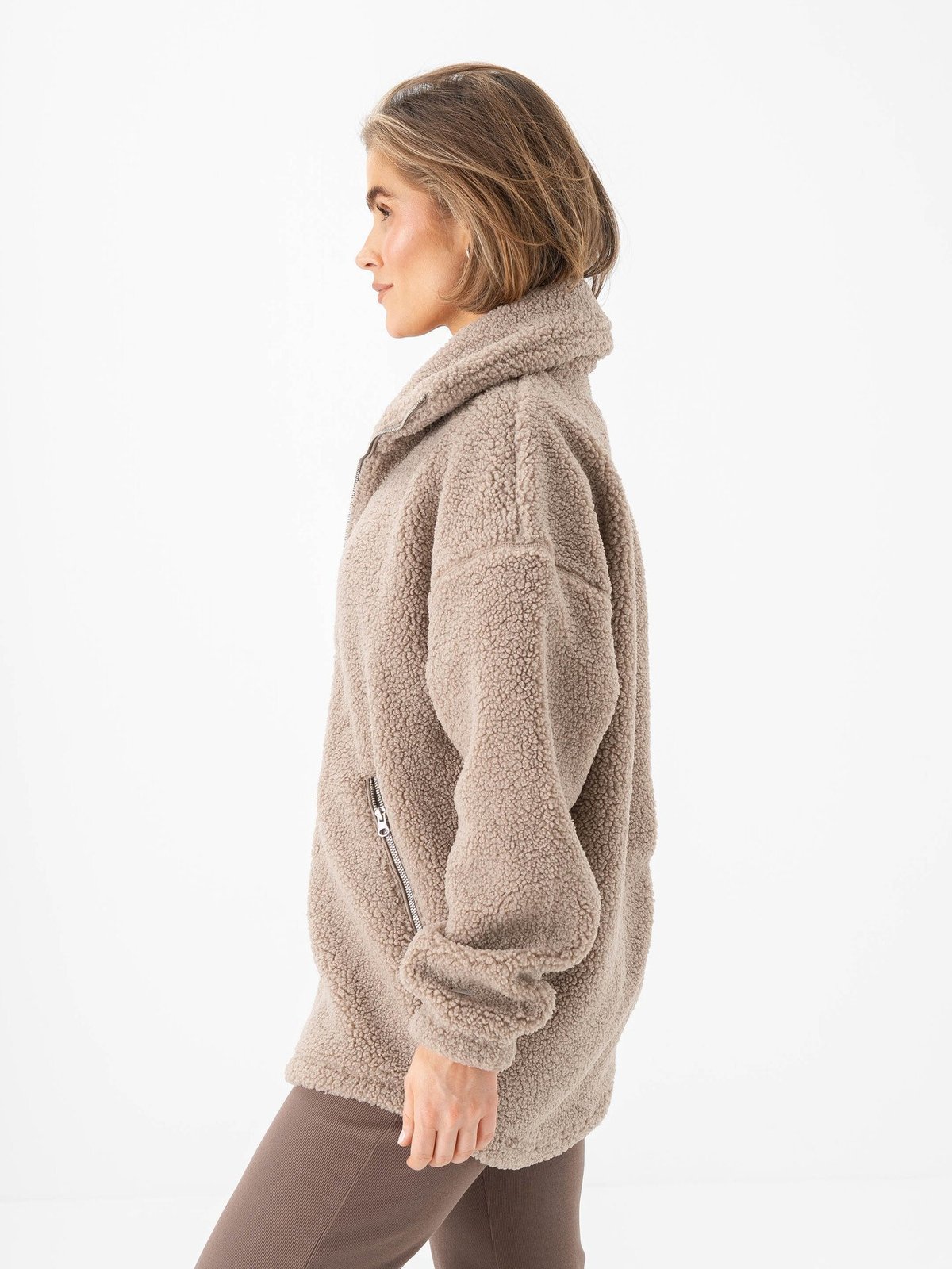 Aim'n Pile Jacket Dark Clay