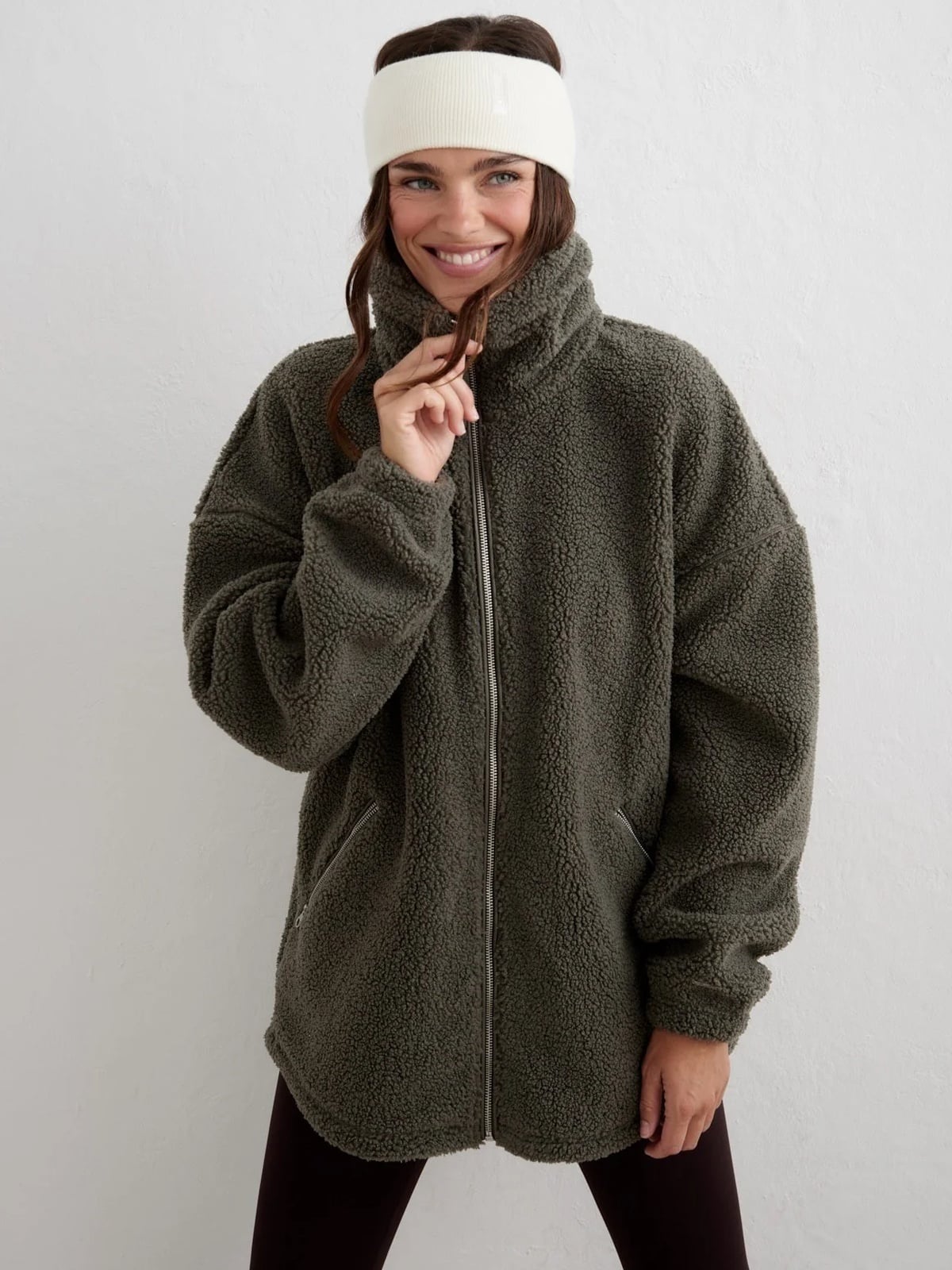 Aim'n Pile Jacket Dark Ivy