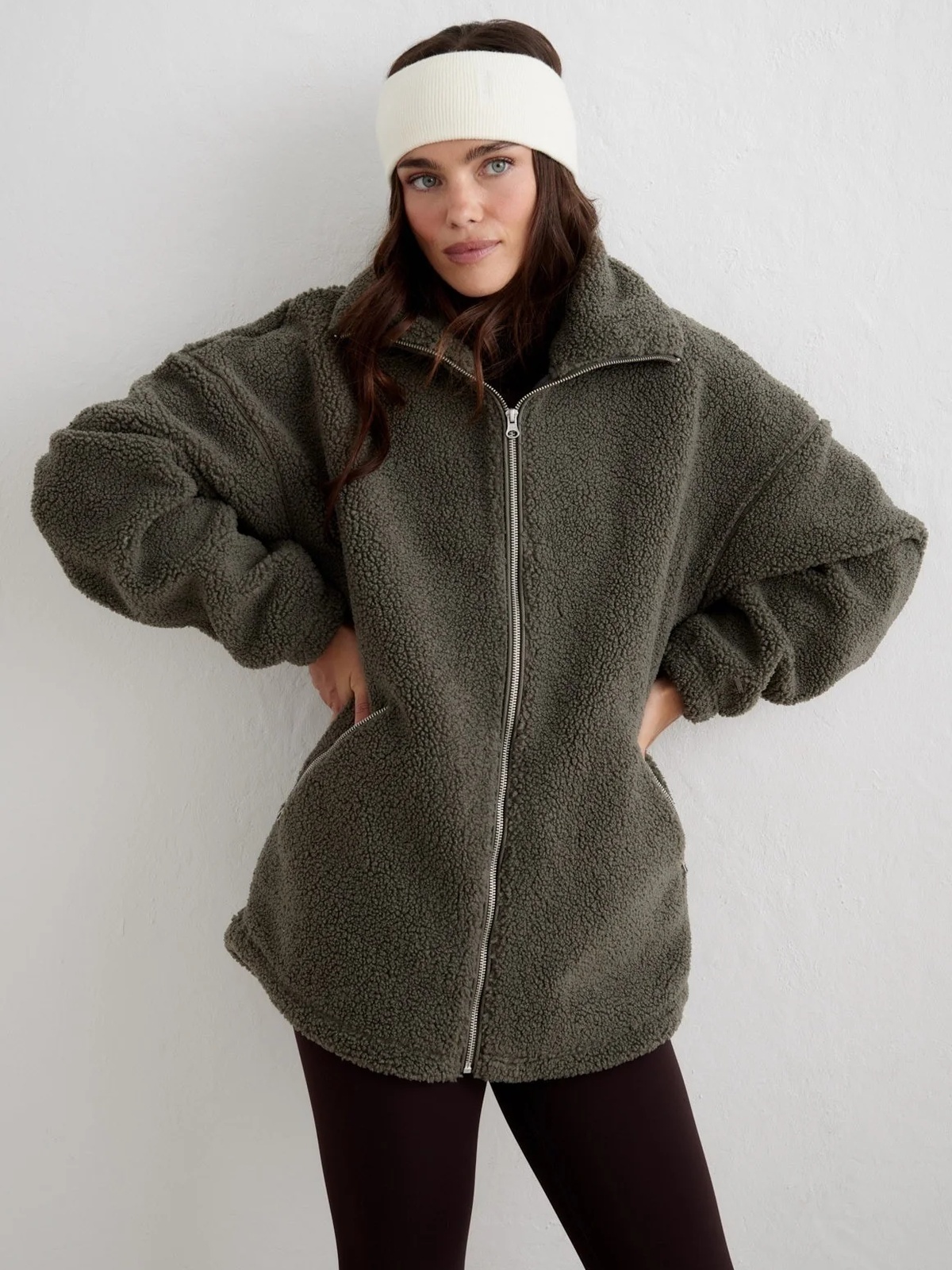 Aim'n Pile Jacket Dark Ivy