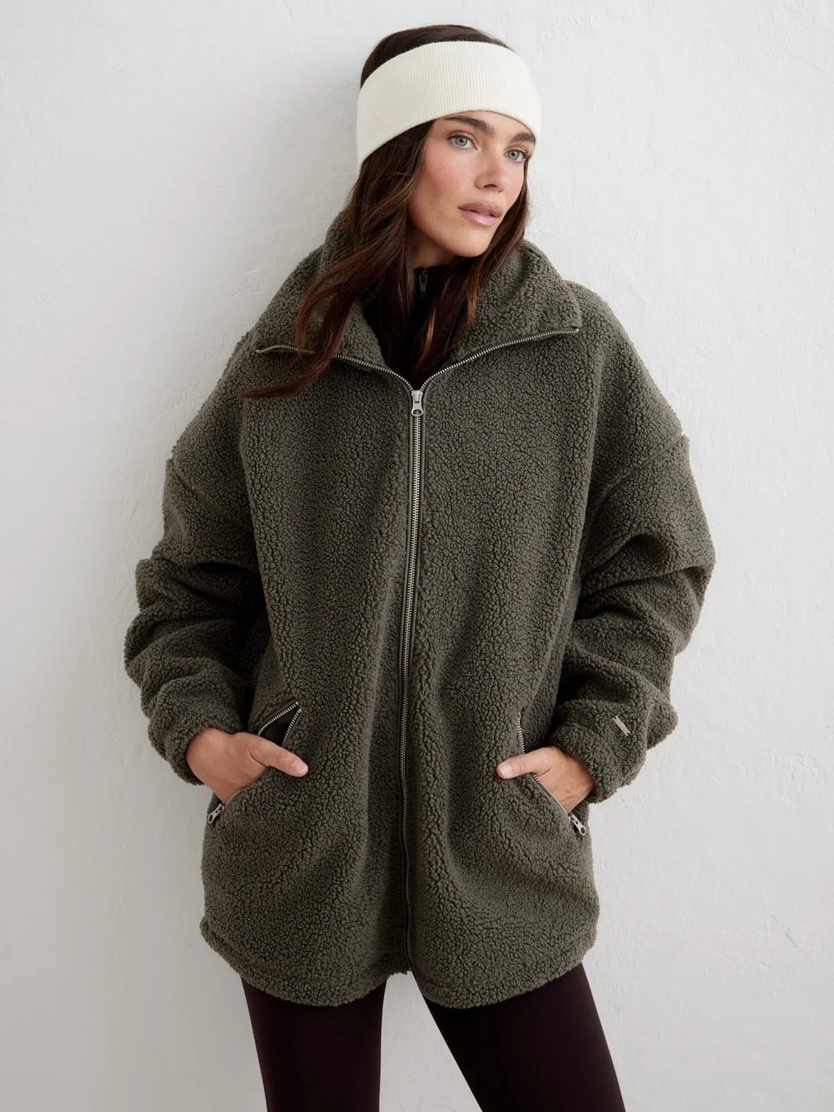 Aim'n Pile Jacket Dark Ivy