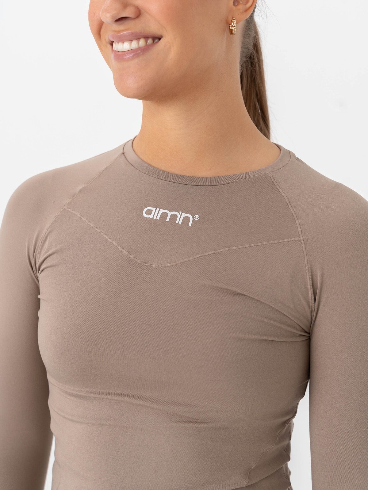 Aim'n Soft Basic Long Sleeve Espresso