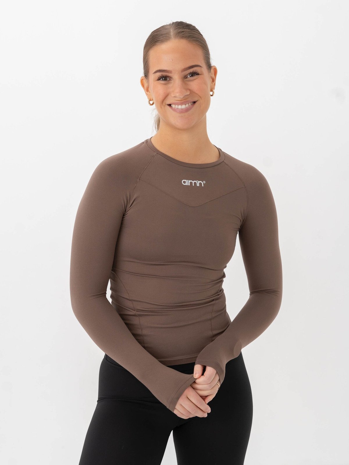 Aim'n Soft Basic Long Sleeve Macchiato