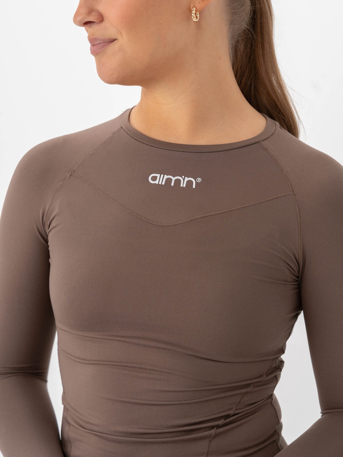 Aim'n Soft Basic Long Sleeve Macchiato
