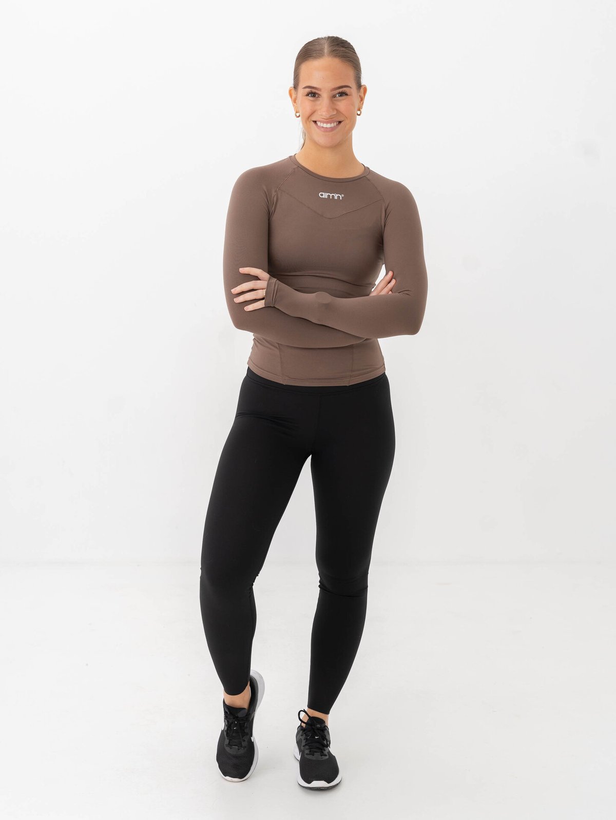 Aim'n Soft Basic Long Sleeve Macchiato