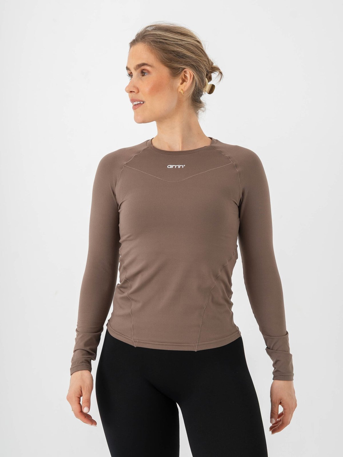 Aim'n Soft Basic Long Sleeve Macchiato