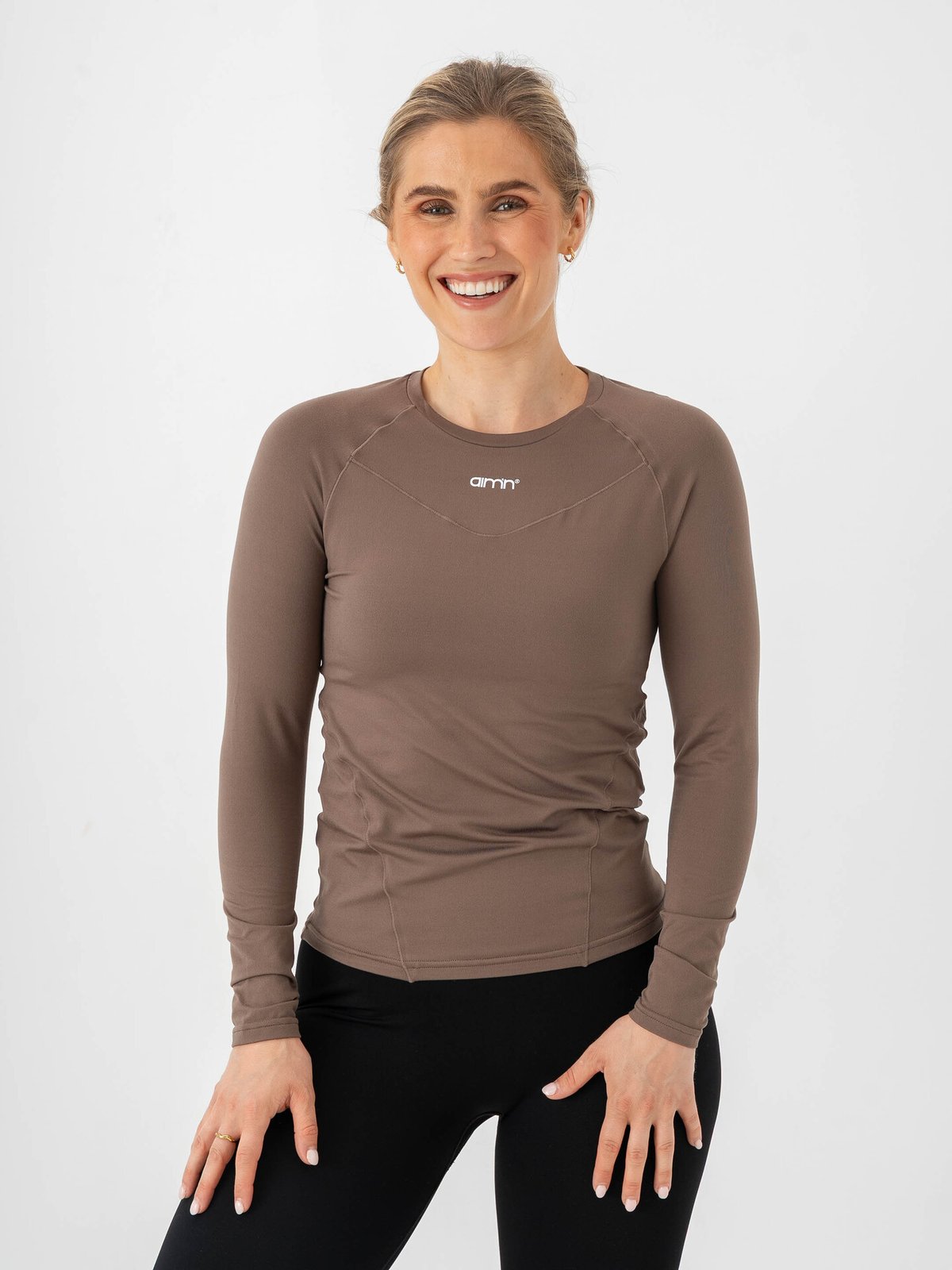 Aim'n Soft Basic Long Sleeve Macchiato