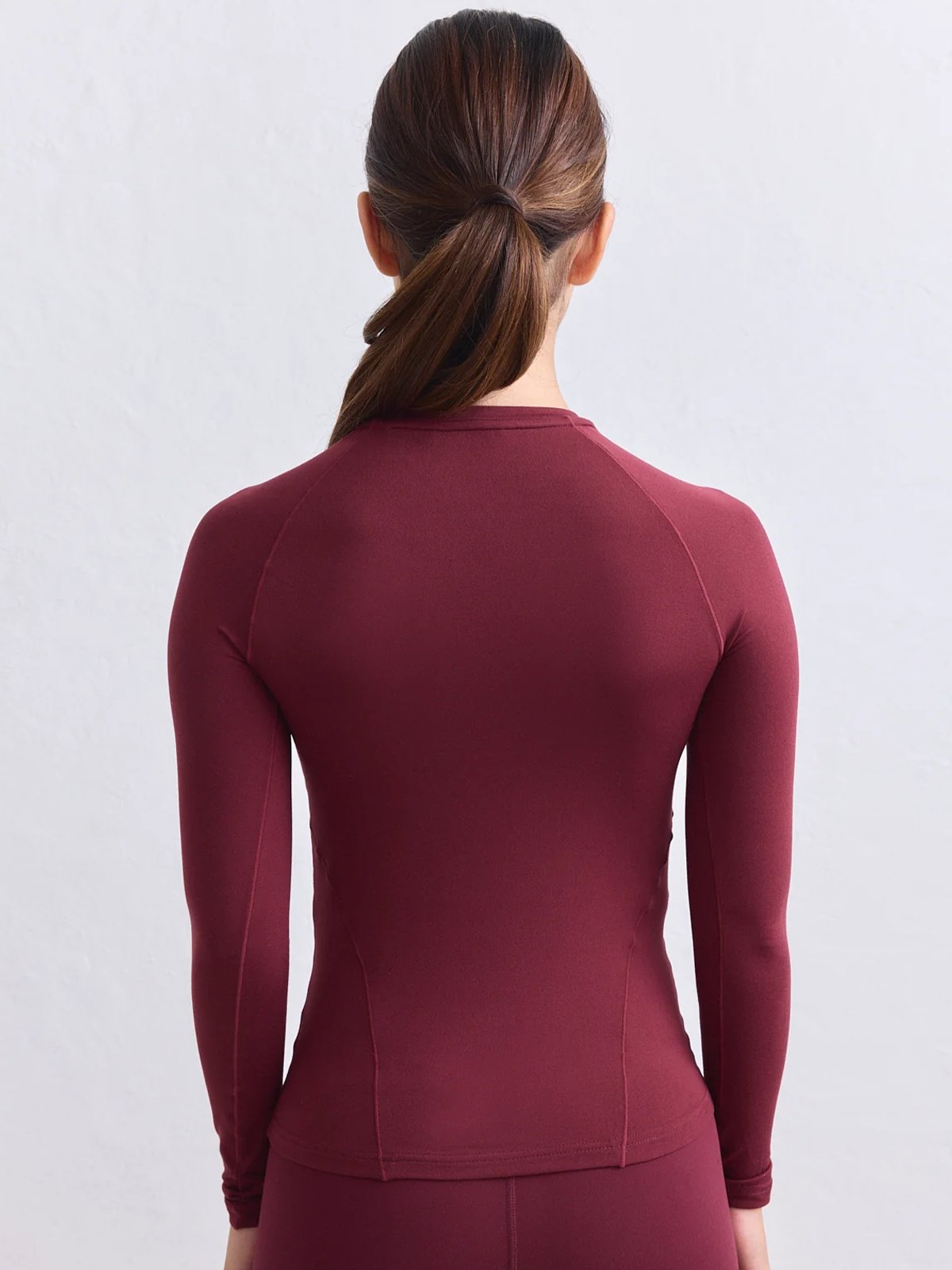 Aim'n Soft Basic Long Sleeve Merlot