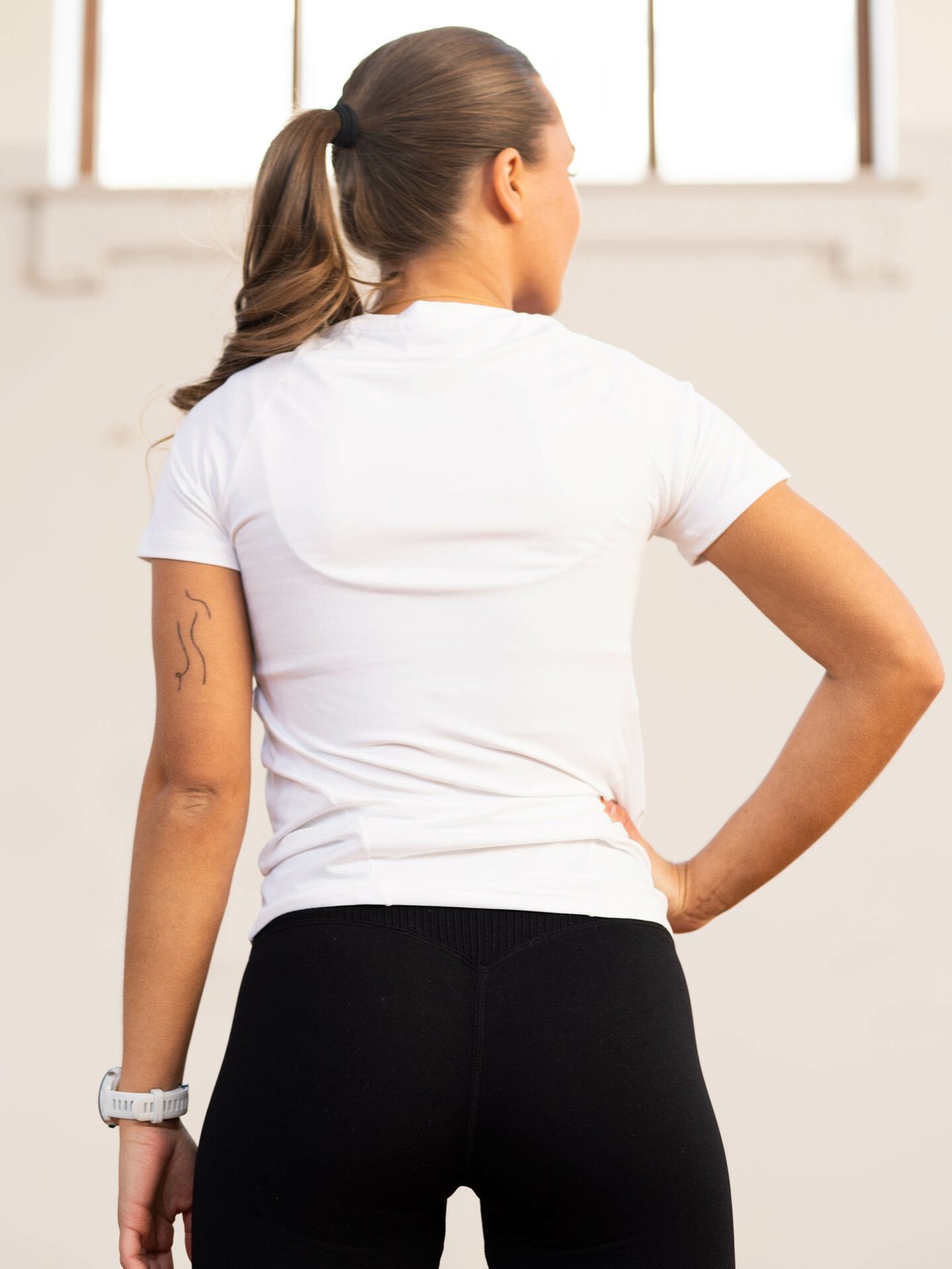 Aim'n Soft Basic Short Sleeve White