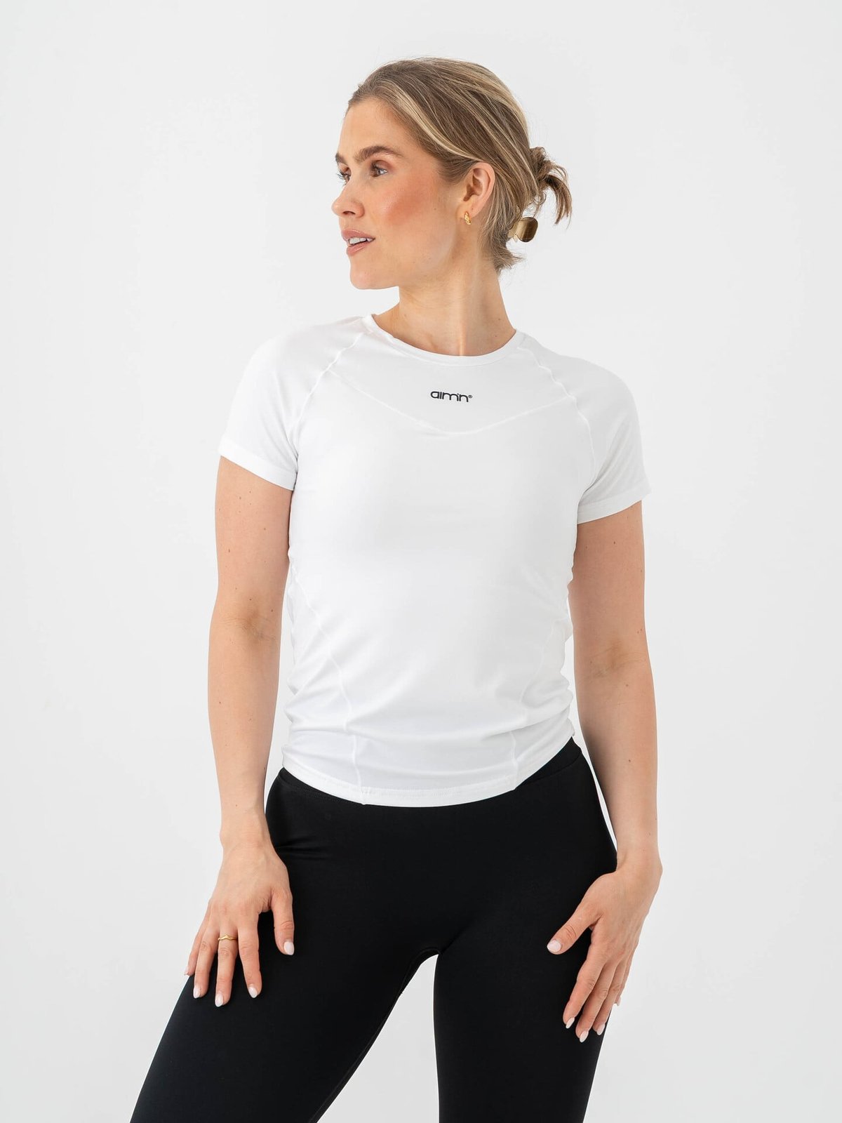 Aim'n Soft Basic Short Sleeve White