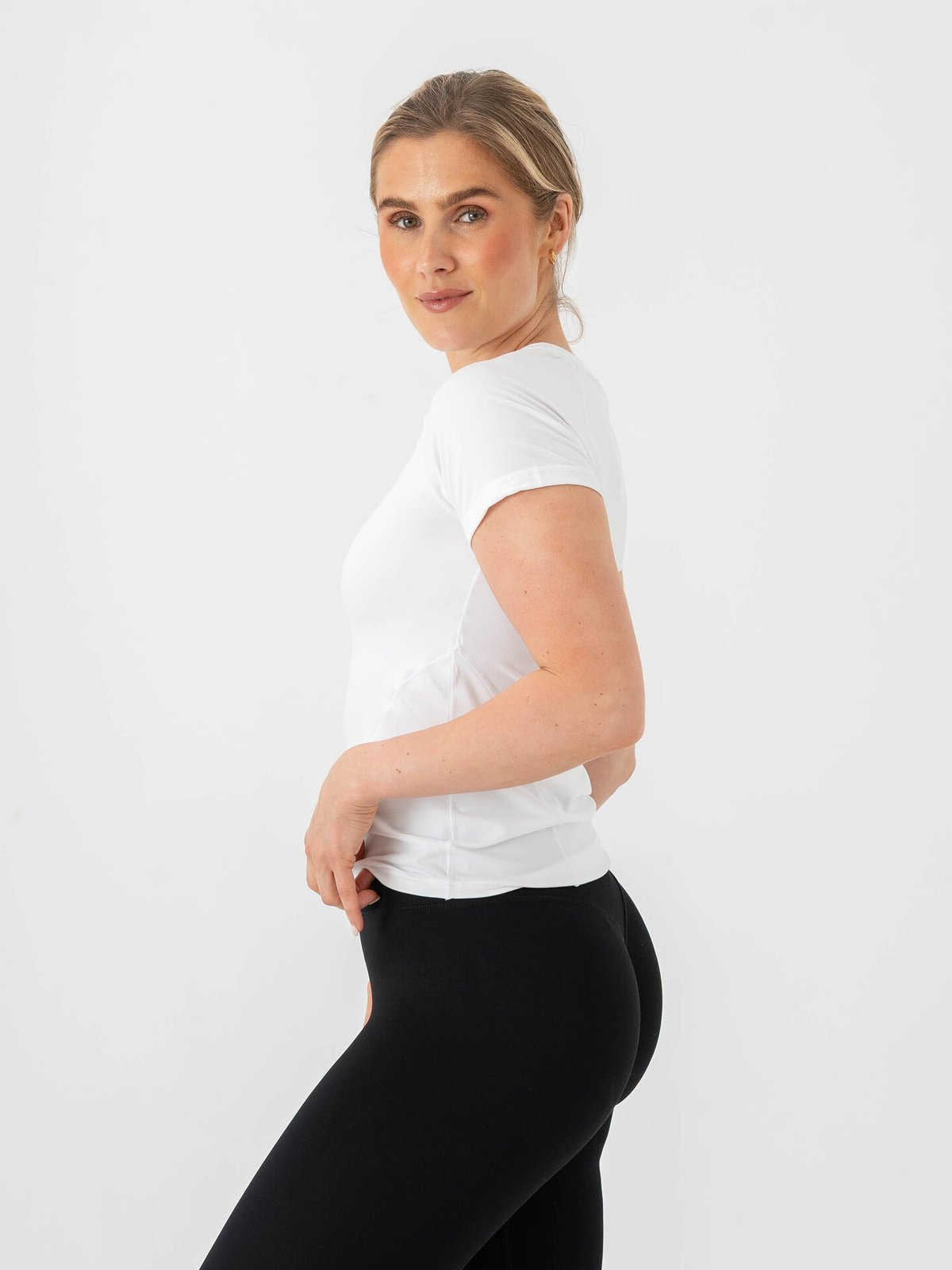 Aim'n Soft Basic Short Sleeve White