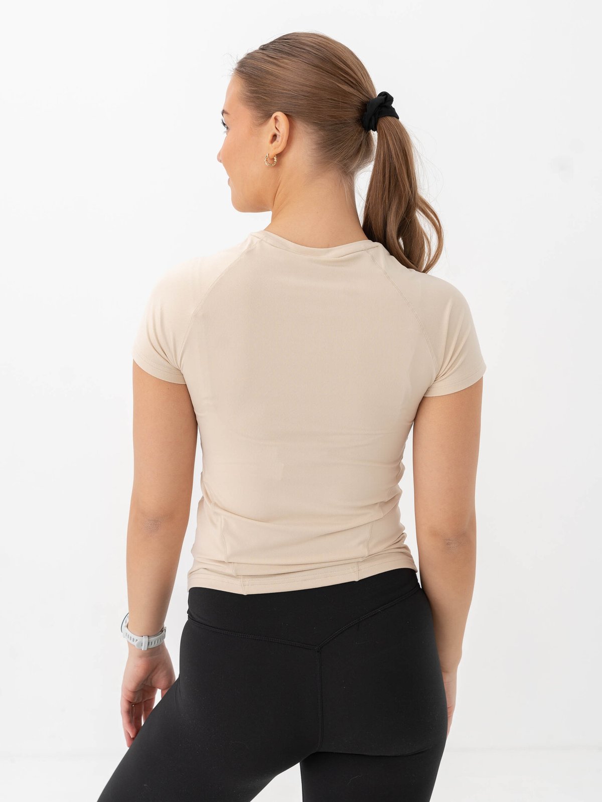 Aim'n Soft Basic Short Sleeve Cafe au Lait