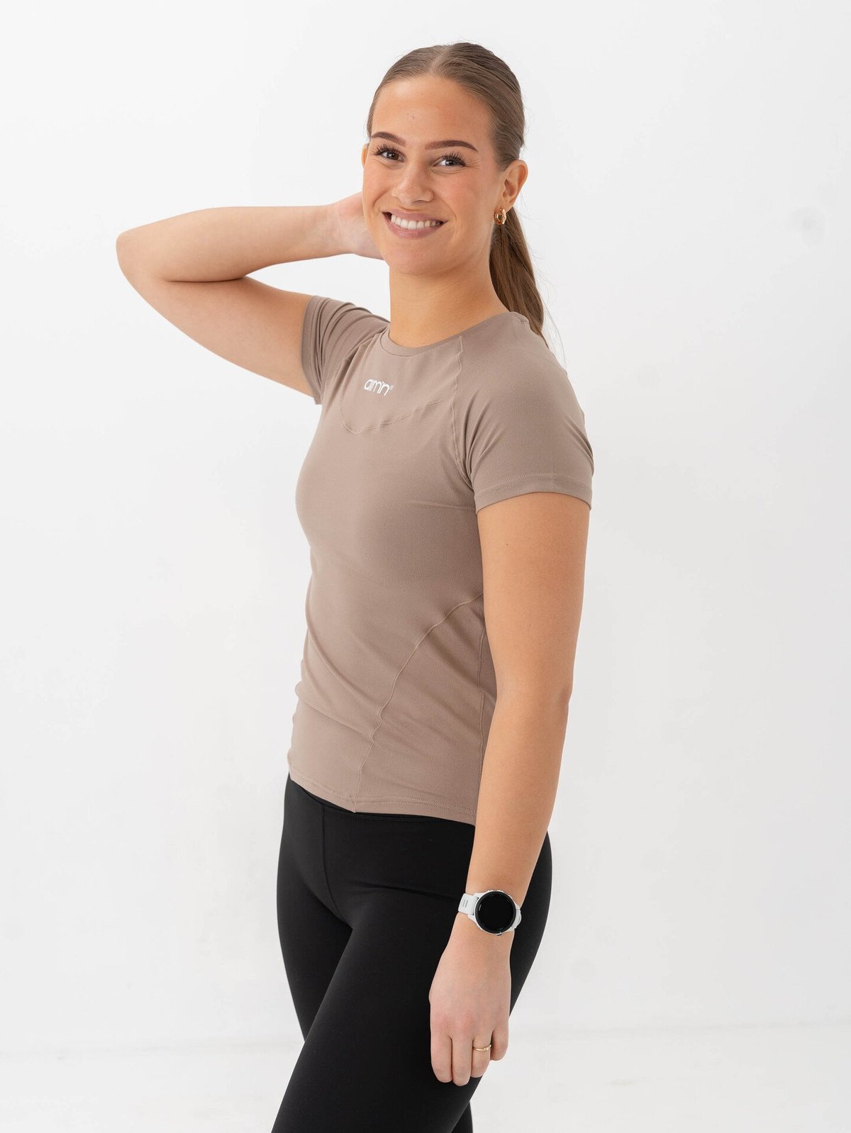 Aim'n Soft Basic Short Sleeve Espresso