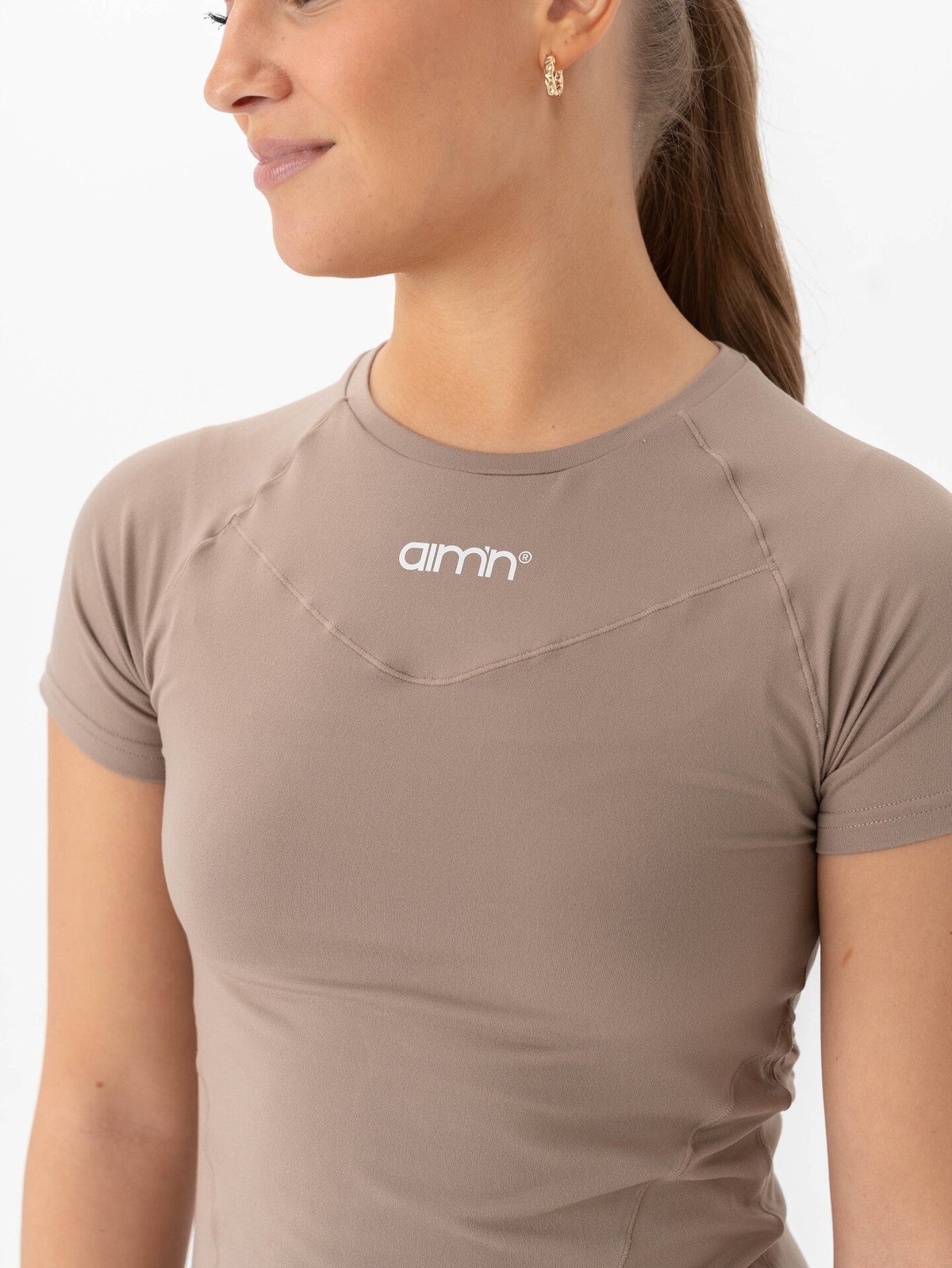 Aim'n Soft Basic Short Sleeve Espresso