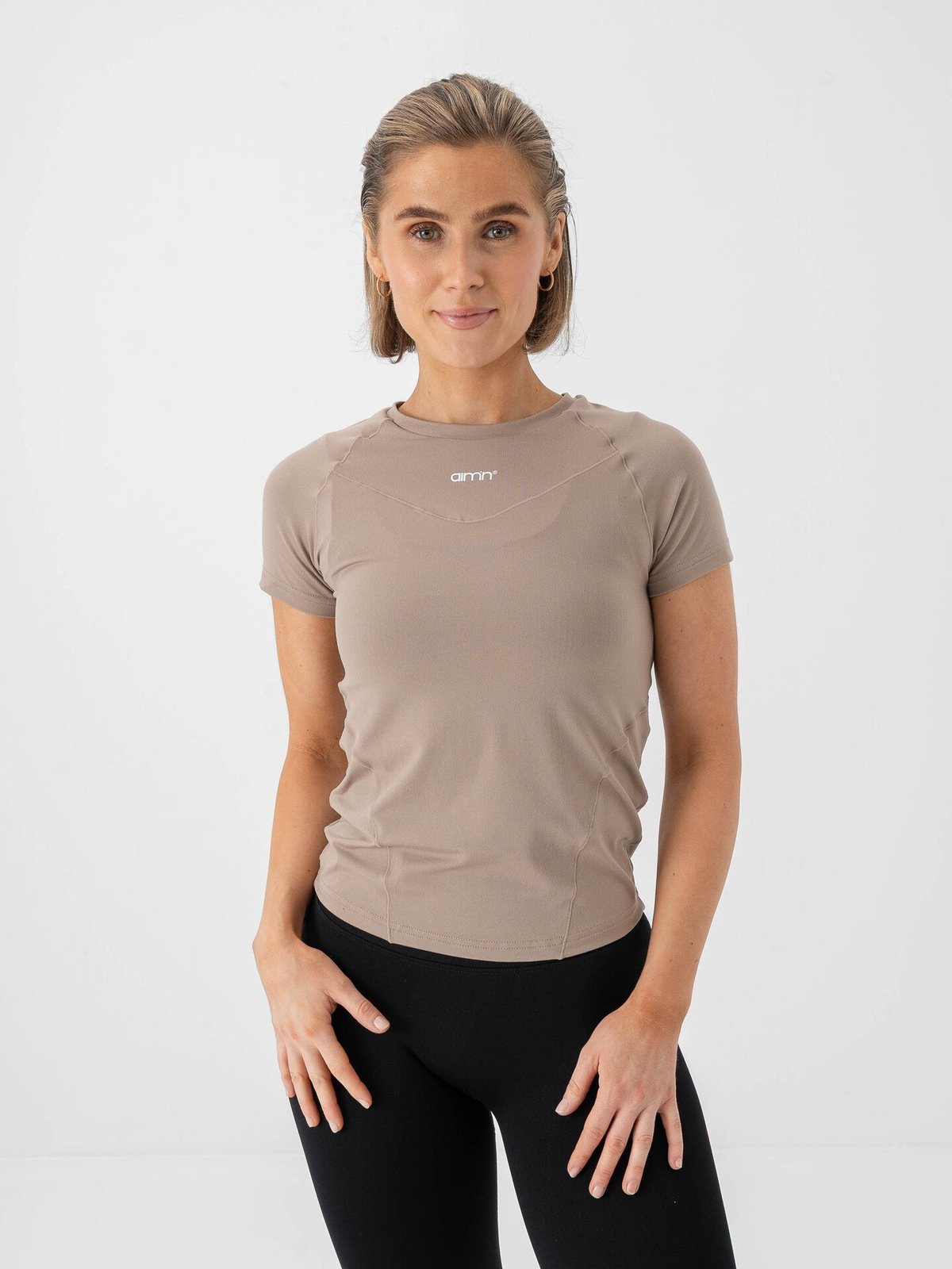 Aim'n Soft Basic Short Sleeve Espresso