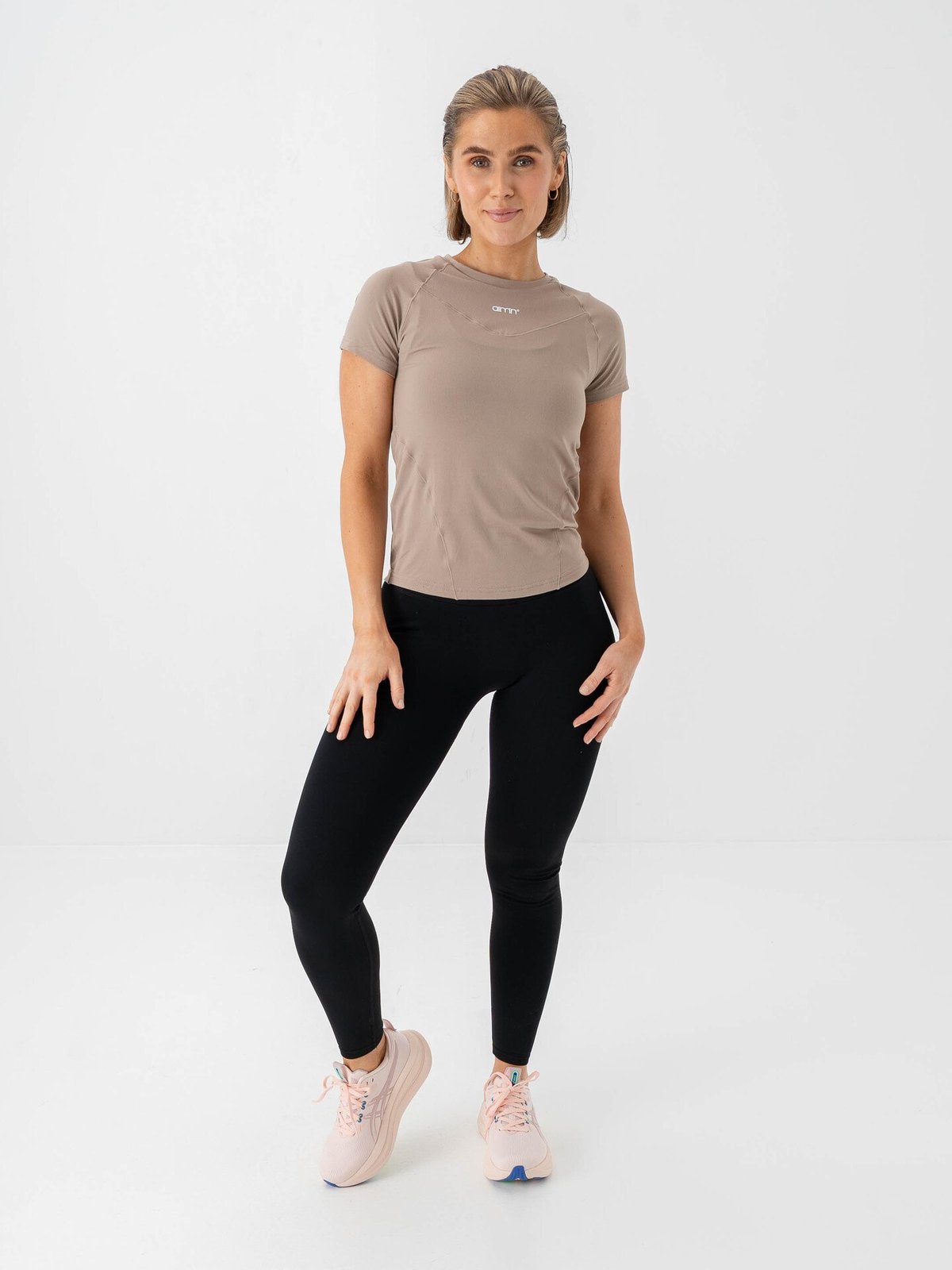 Aim'n Soft Basic Short Sleeve Espresso