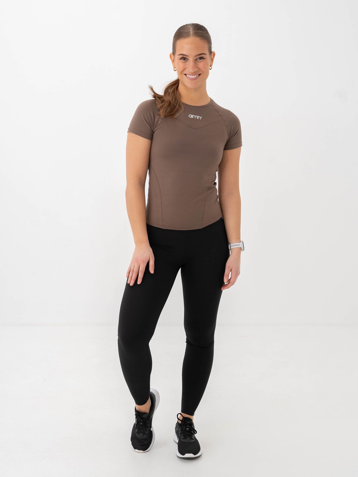 Aim'n Soft Basic Short Sleeve Macchiato