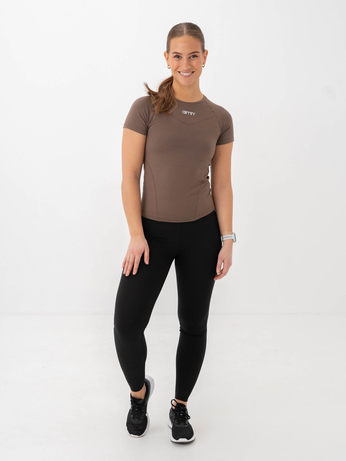 Aim'n Soft Basic Short Sleeve Macchiato