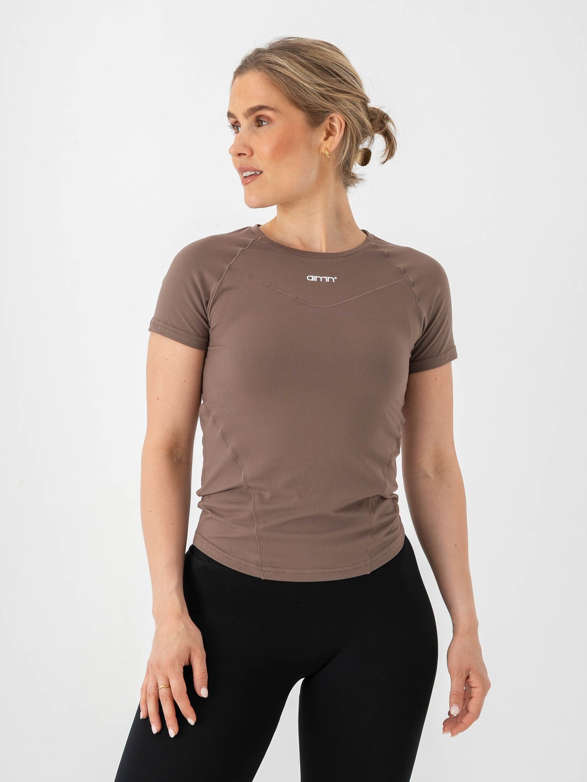 Aim'n Soft Basic Short Sleeve Macchiato