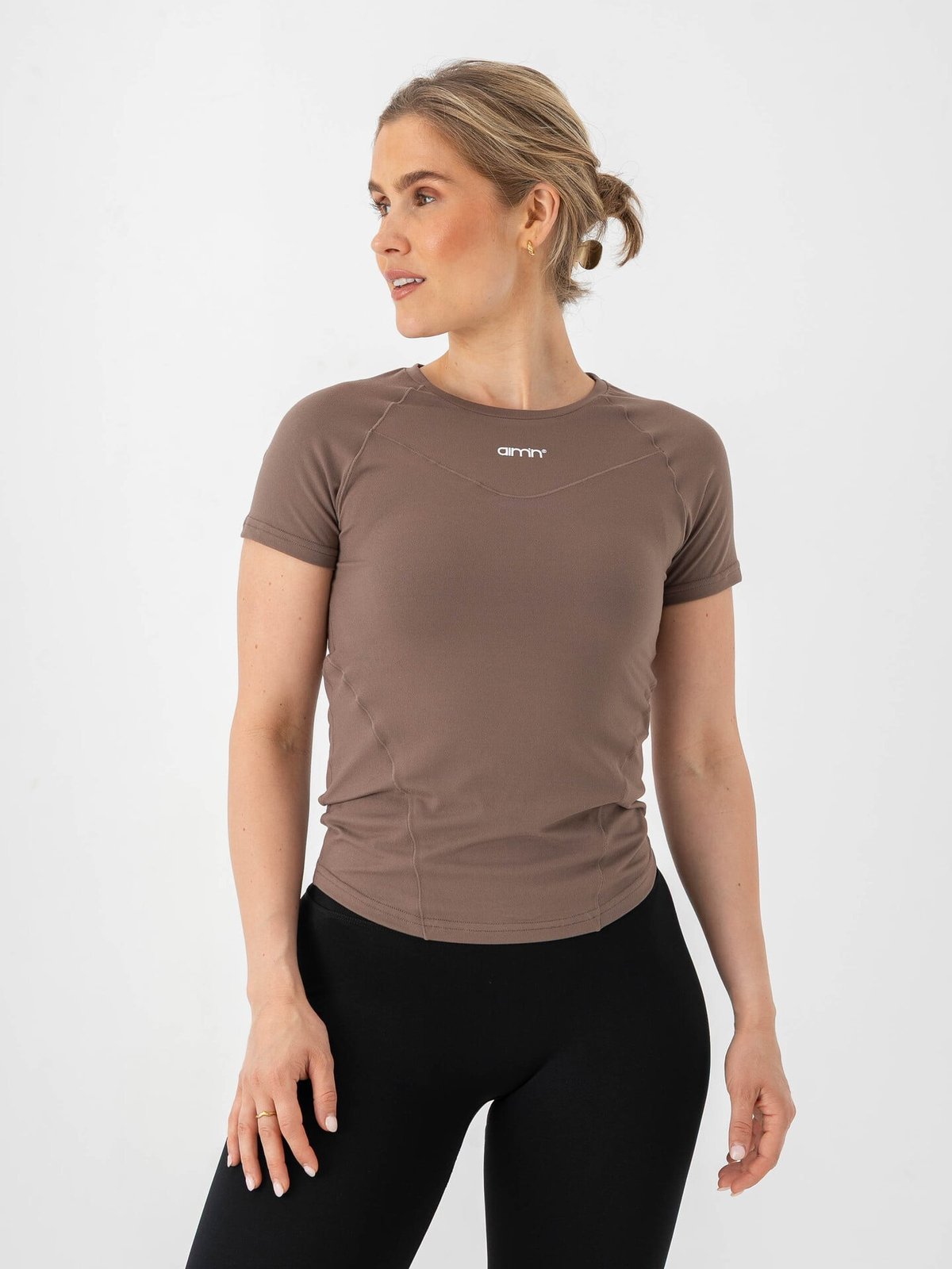 Aim'n Soft Basic Short Sleeve Macchiato