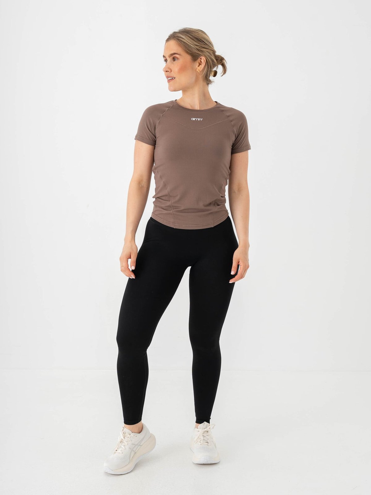 Aim'n Soft Basic Short Sleeve Macchiato