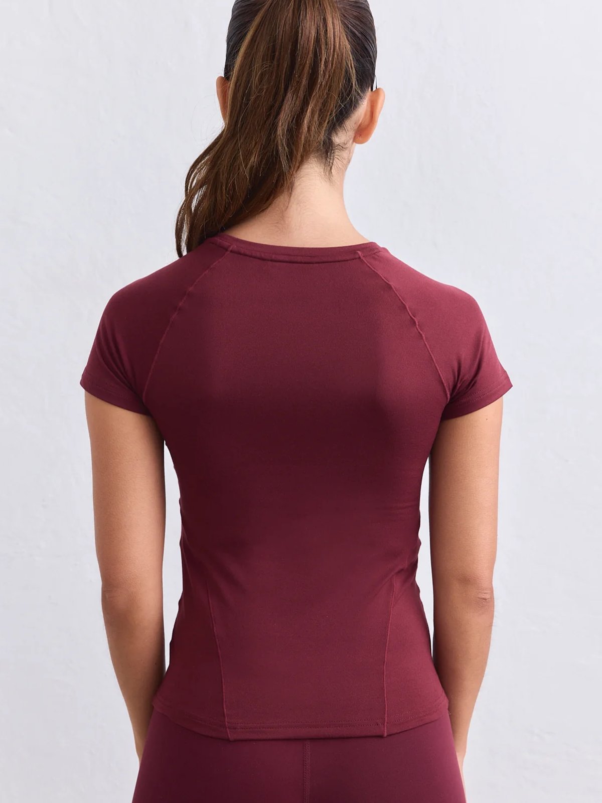 Aim'n Soft Basic Short Sleeve Merlot