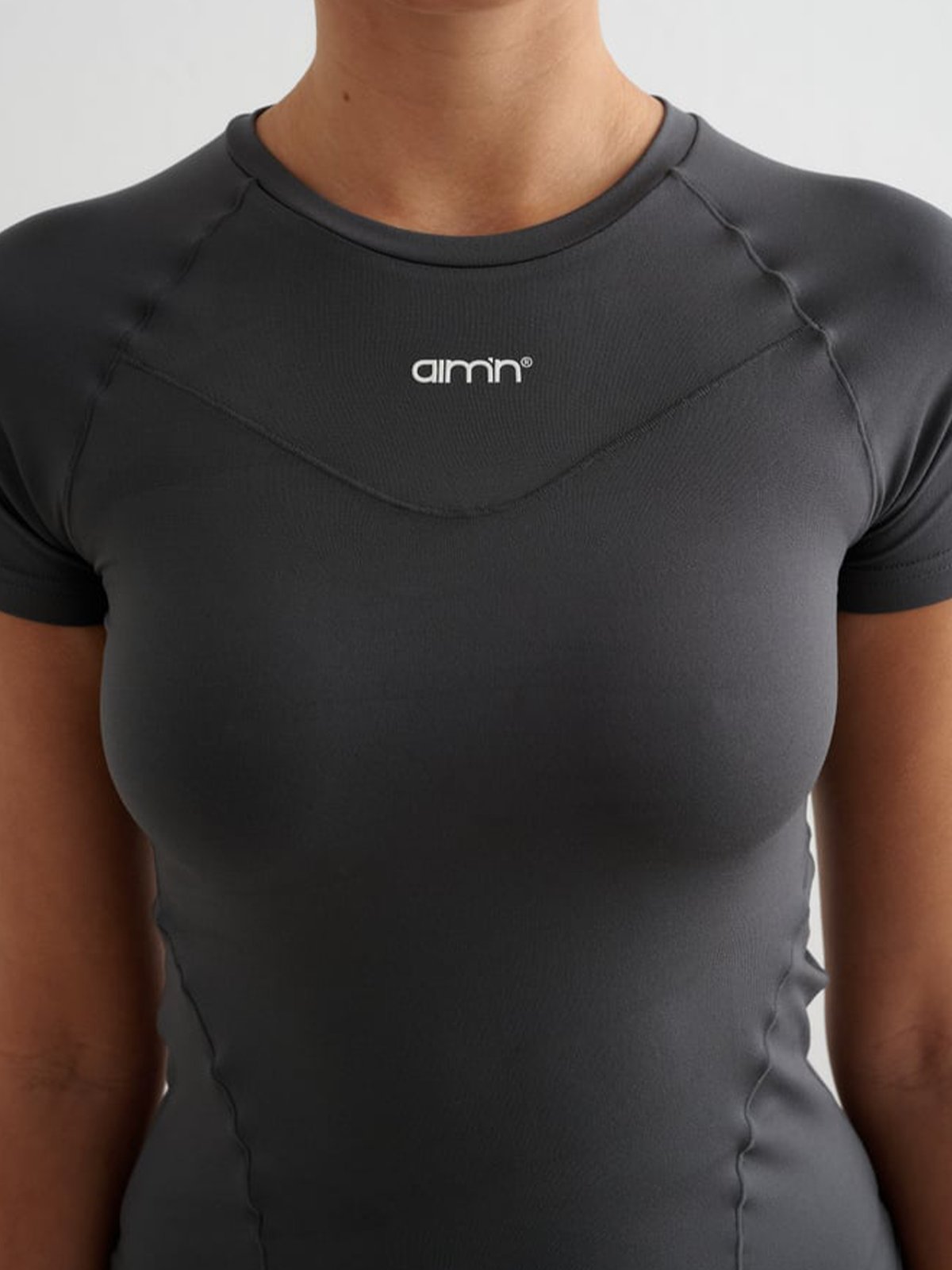 Aim'n Soft Basic Short Sleeve Shadow Grey