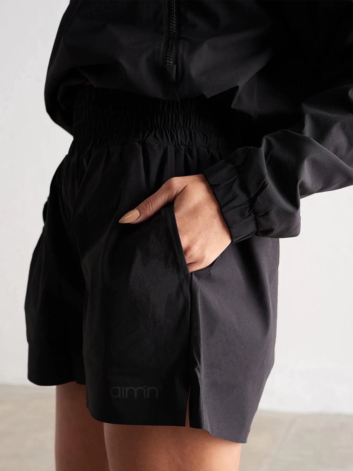 Aim'n Windbreaker Shorts Black