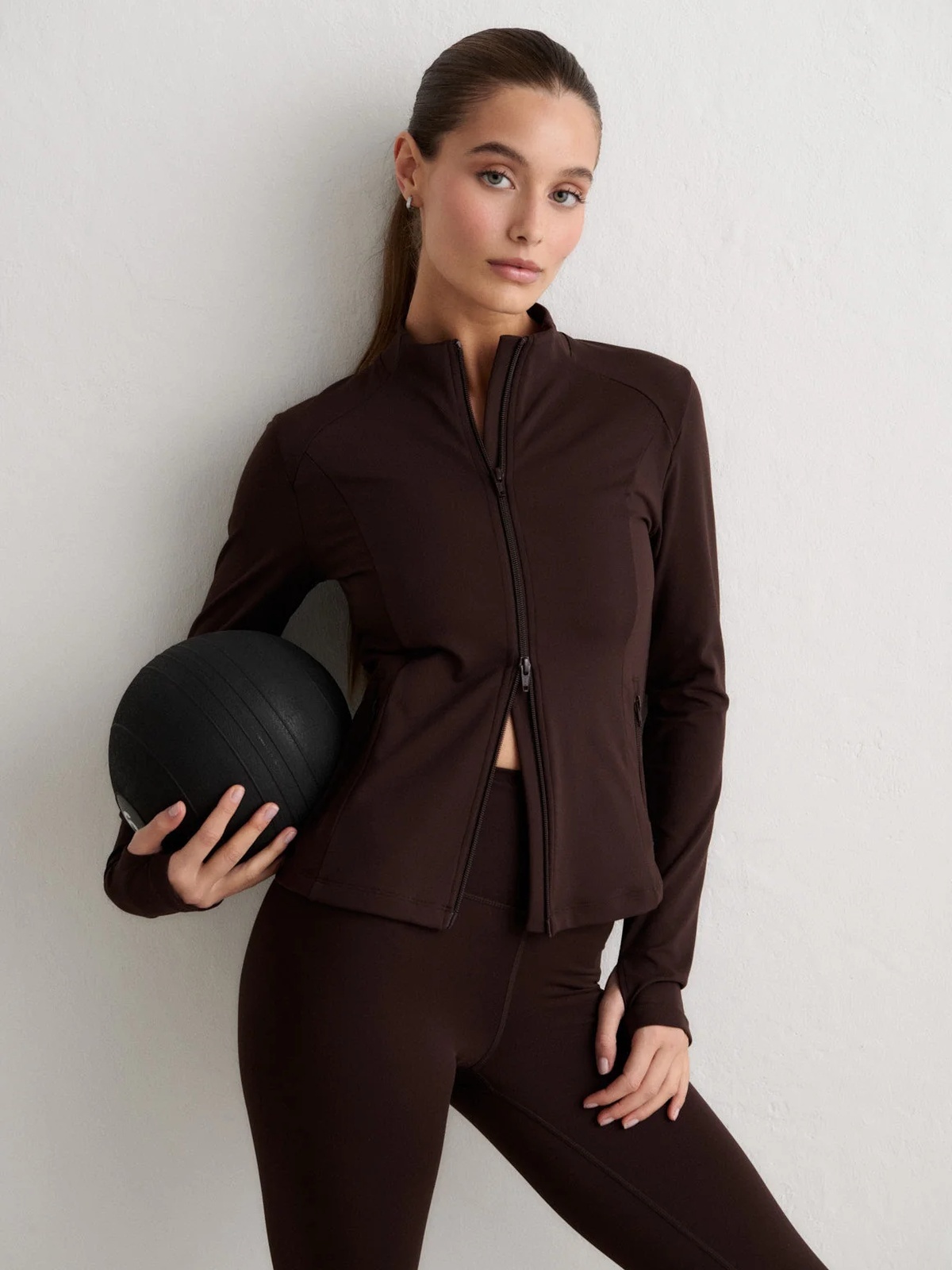 Aim'n Sense Zip Jacket Chocolate