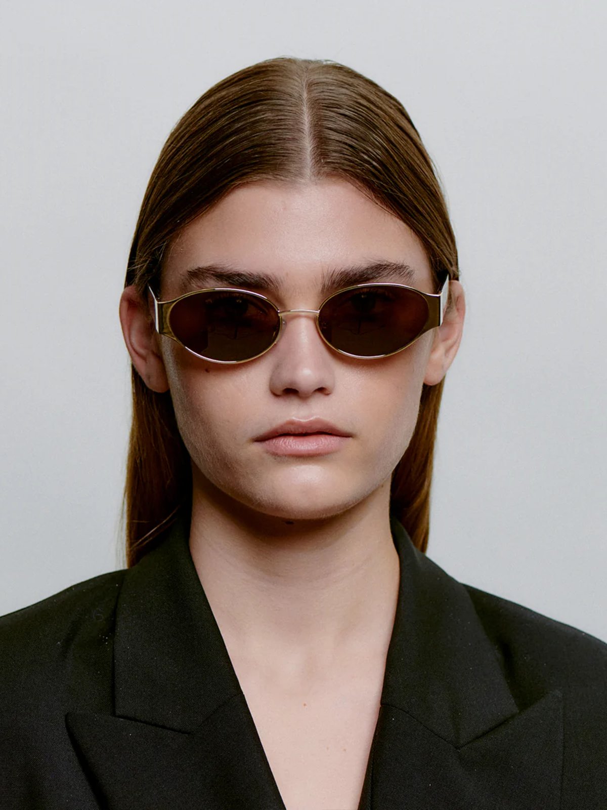 A. KJÆRBEDE Bella Gold Demi Tortoise