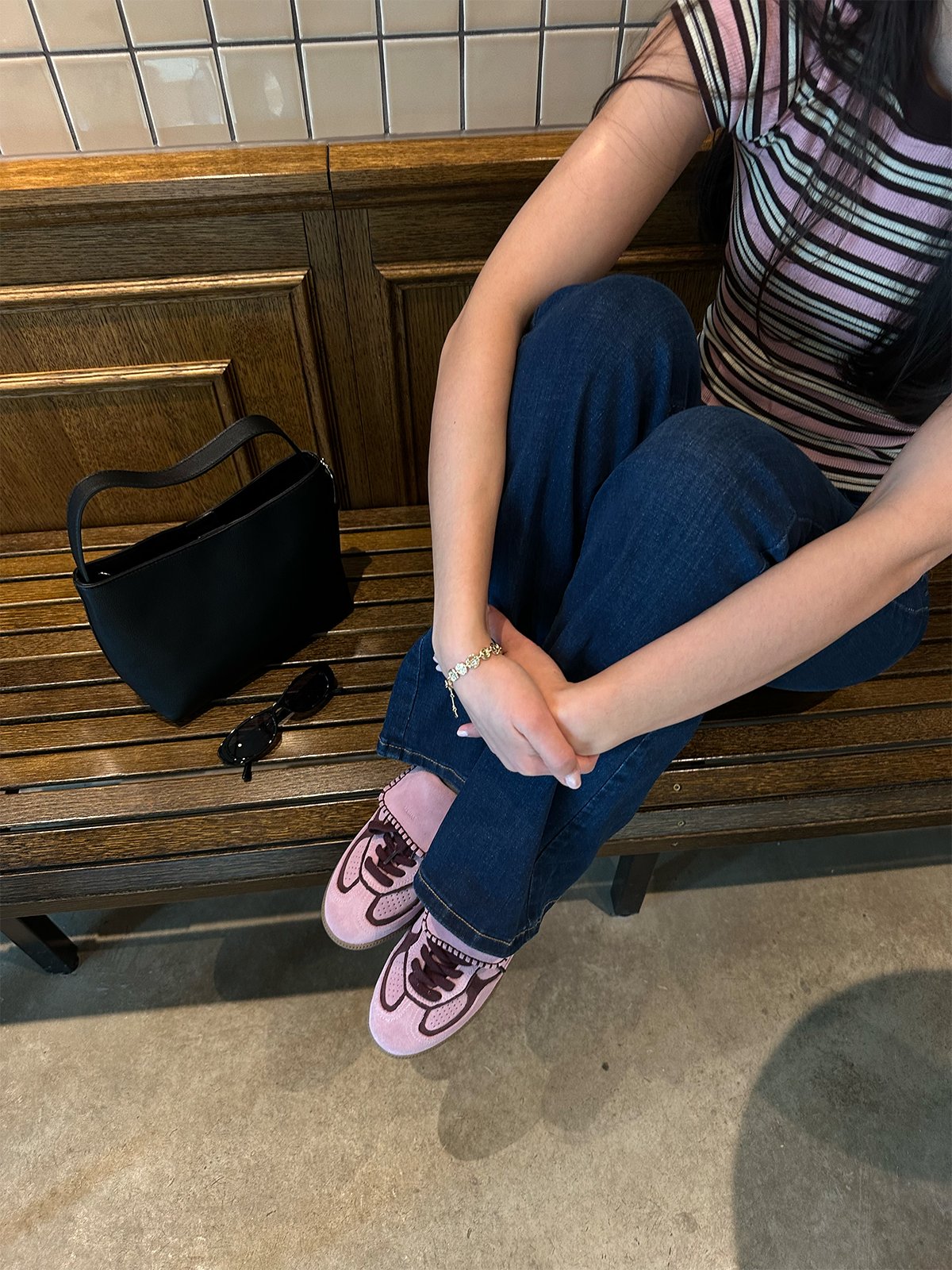 Alohas Tb. 490 Club Suede Leather Sneakers Suede Pink