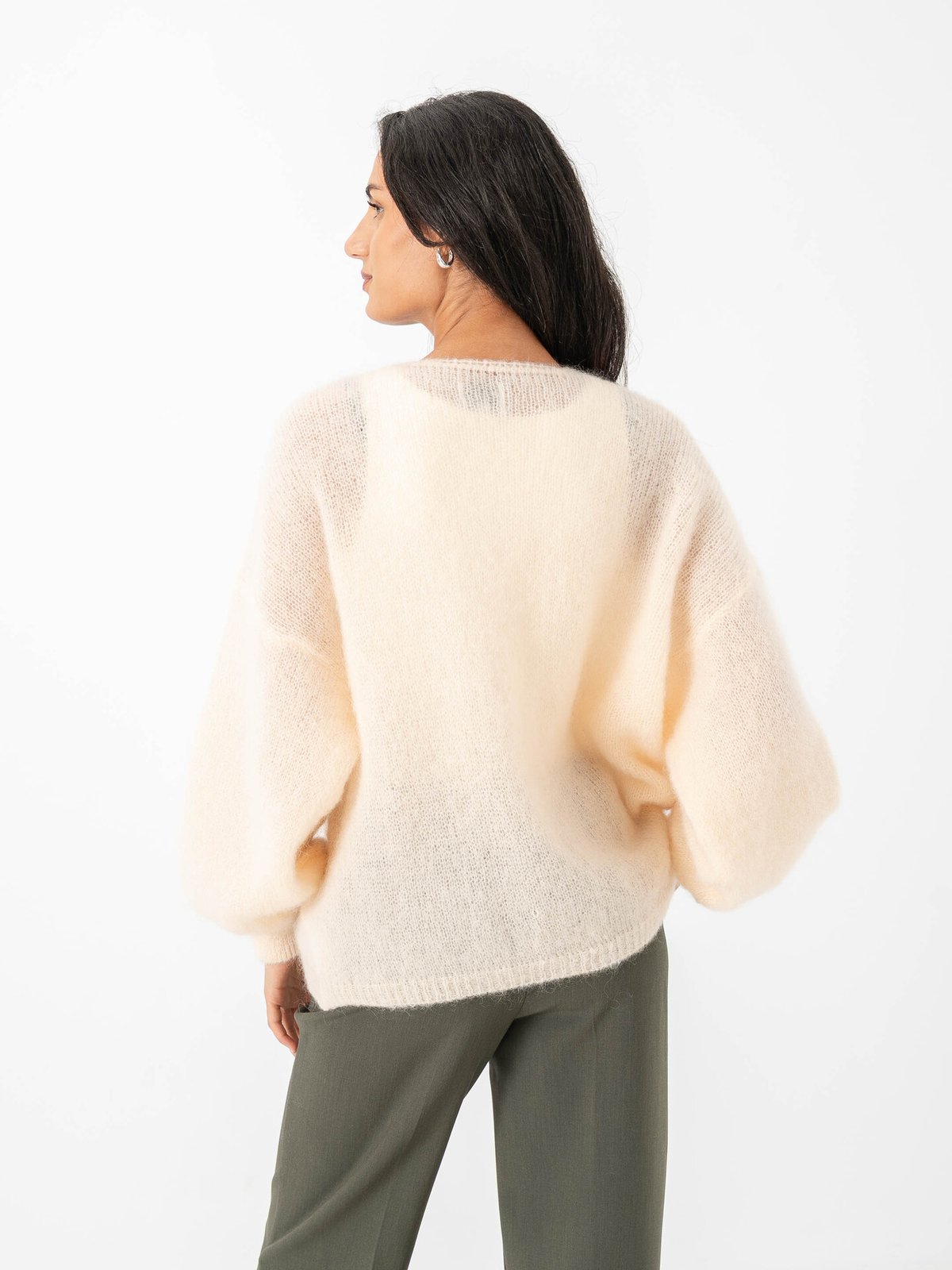 American Dreams Lee  Short Cardigan Almond