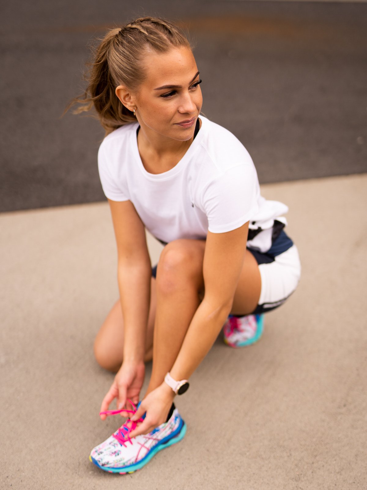 ASICS Gel-Nimbus 24 Color Injection White/Pink Glo