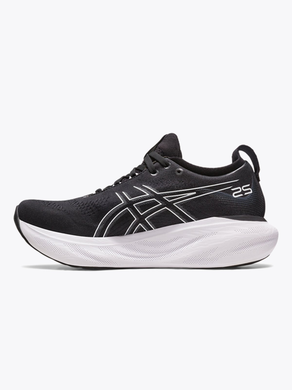 ASICS Gel-Nimbus 25 Black / Pure Silver