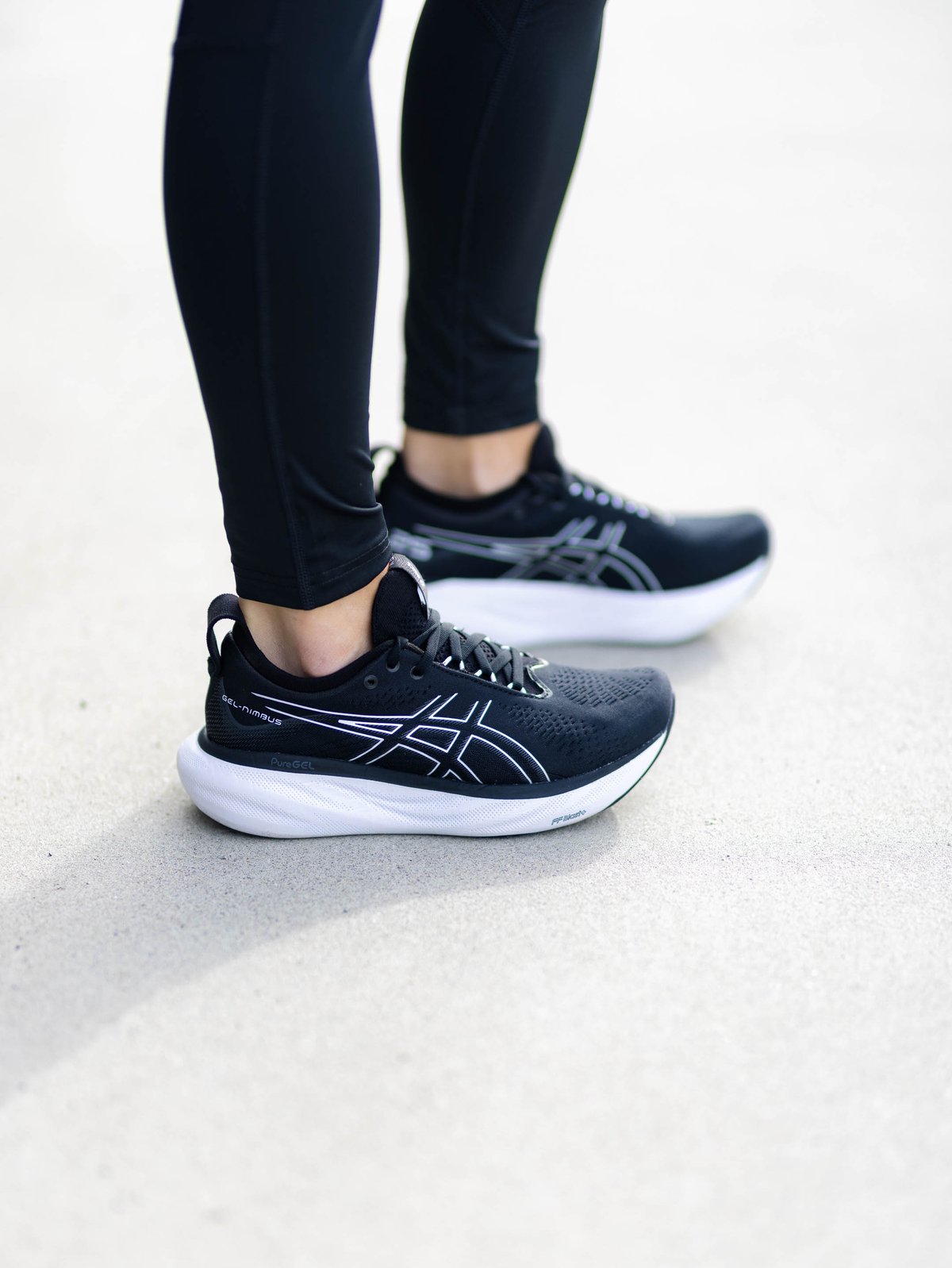 ASICS Gel-Nimbus 25 Black / Pure Silver