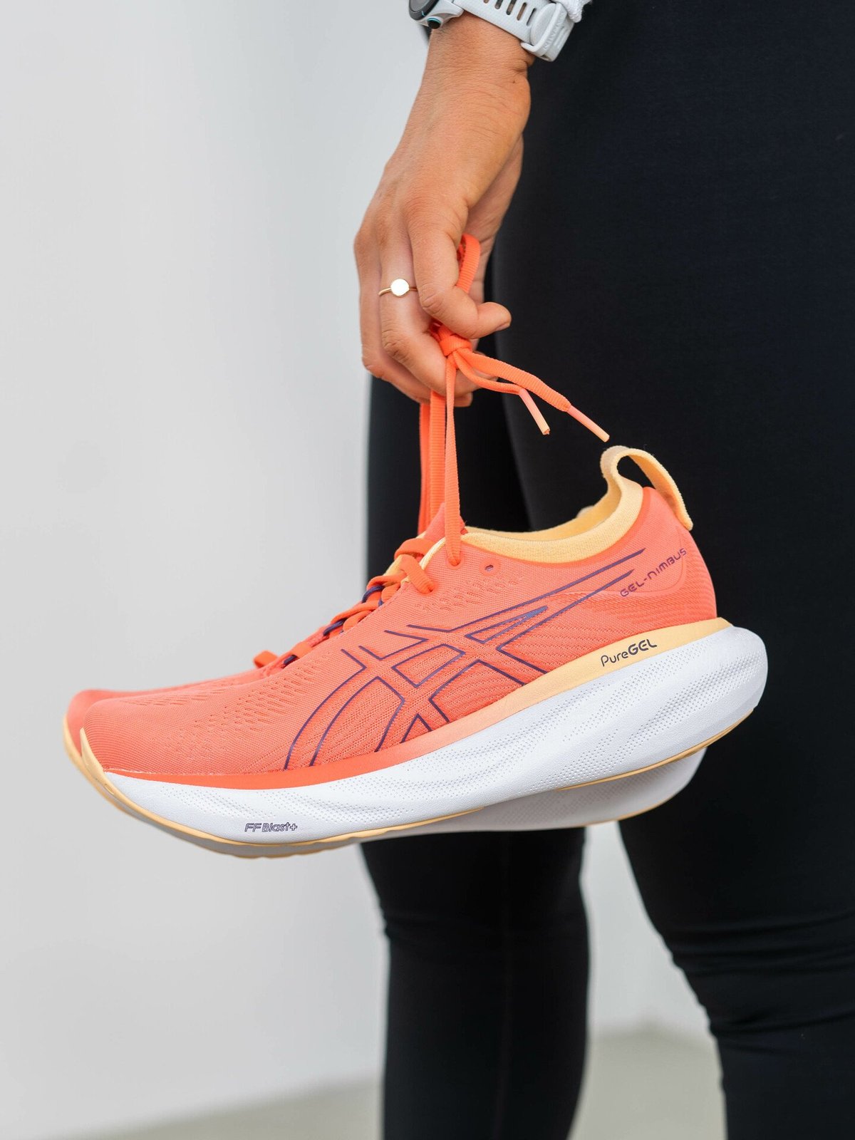 ASICS Gel-Nimbus 25 Papaya / Dusty Purple