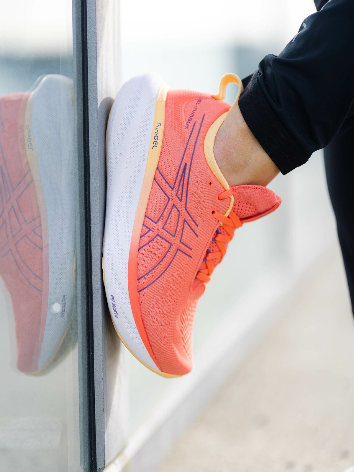 ASICS Gel-Nimbus 25 Papaya / Dusty Purple