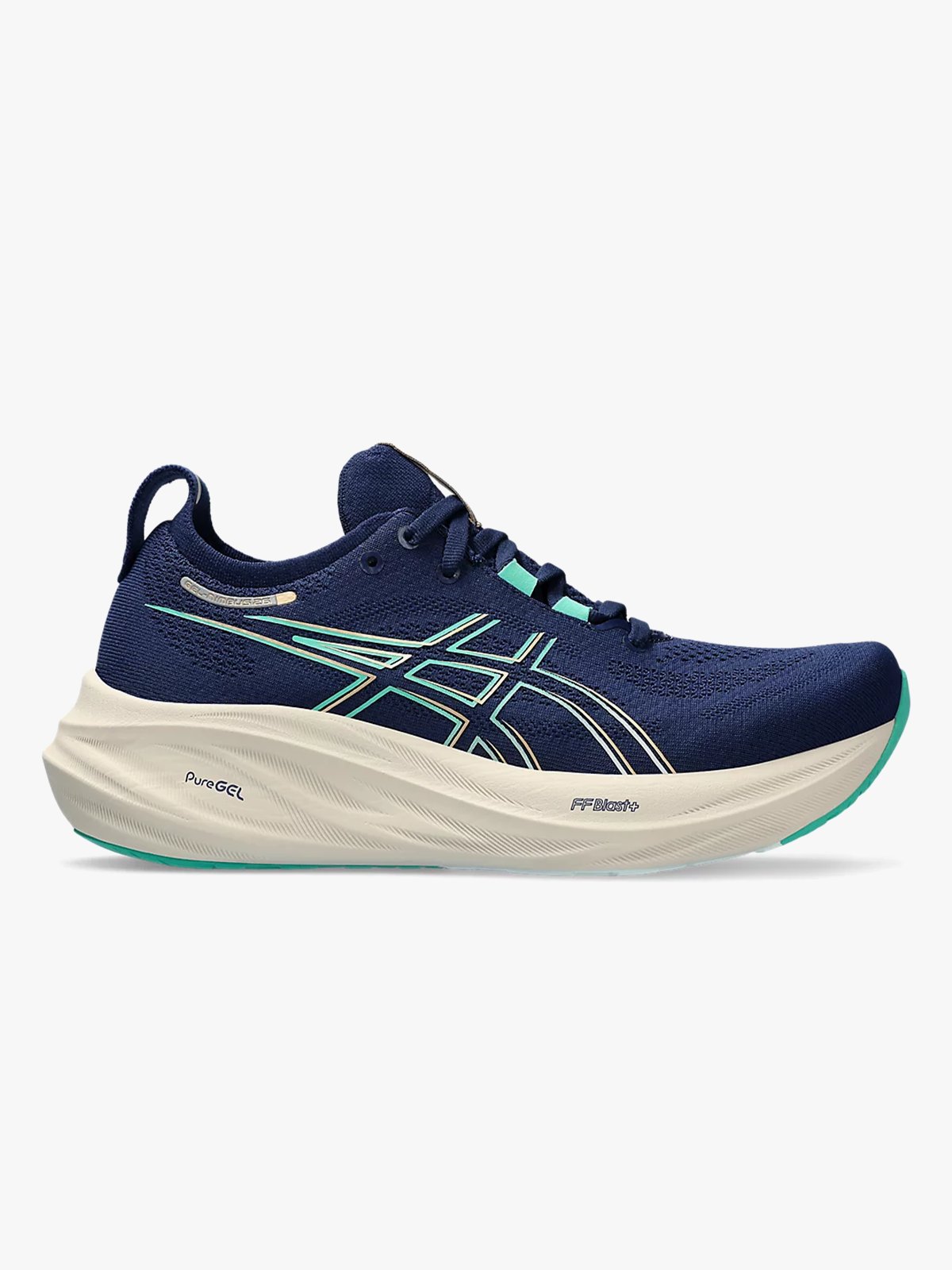 ASICS Gel-Nimbus 26 Blue Expanse / Aurora Green