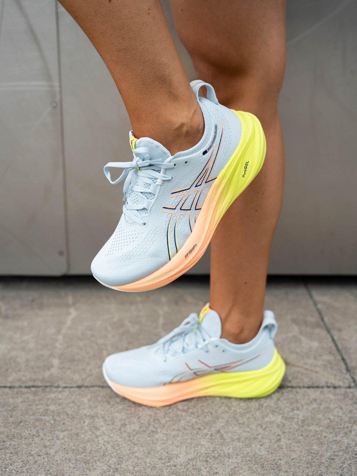 ASICS Gel-Nimbus 26 Paris Cool Grey / Safety Yellow