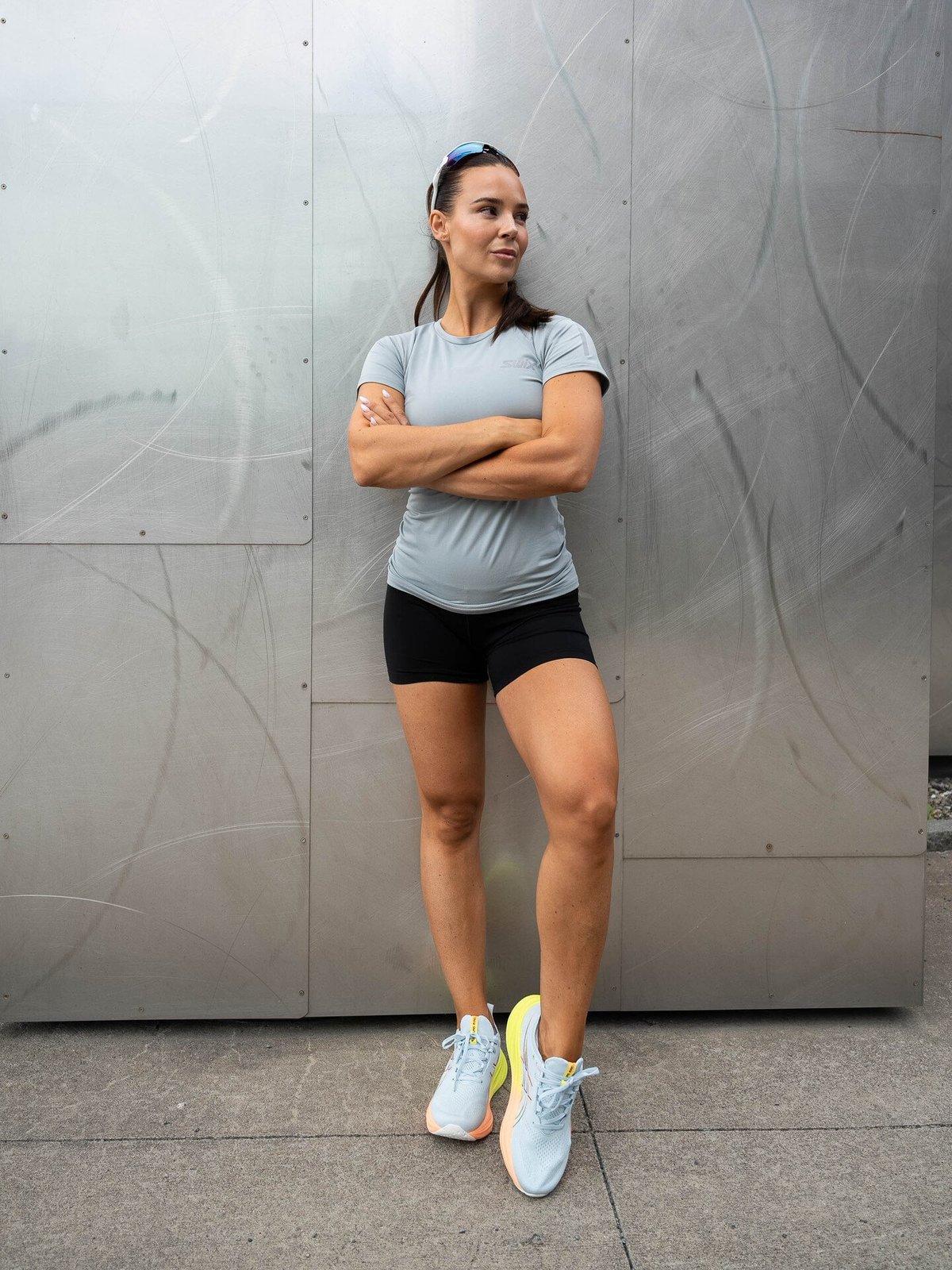 ASICS Gel-Nimbus 26 Paris Cool Grey / Safety Yellow