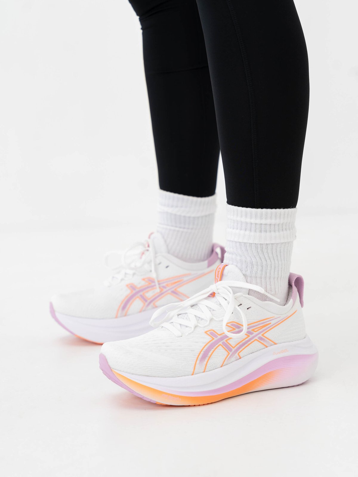 ASICS Gel-Nimbus 27 White / Light Ube