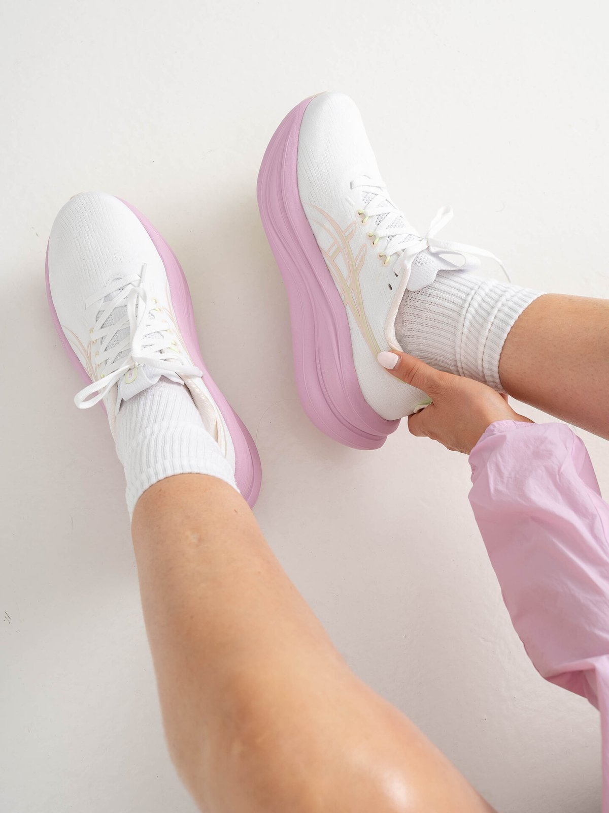 ASICS Gel-Nimbus 28 White/Hazy Lilac