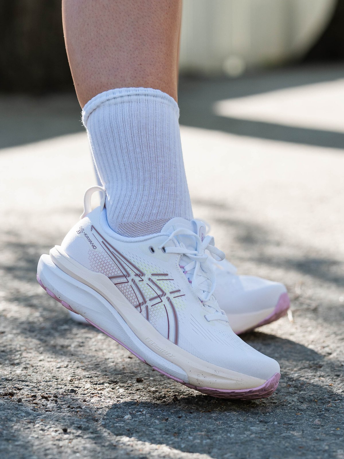 ASICS Gel-Kayano 33 White/Hazy Lilac