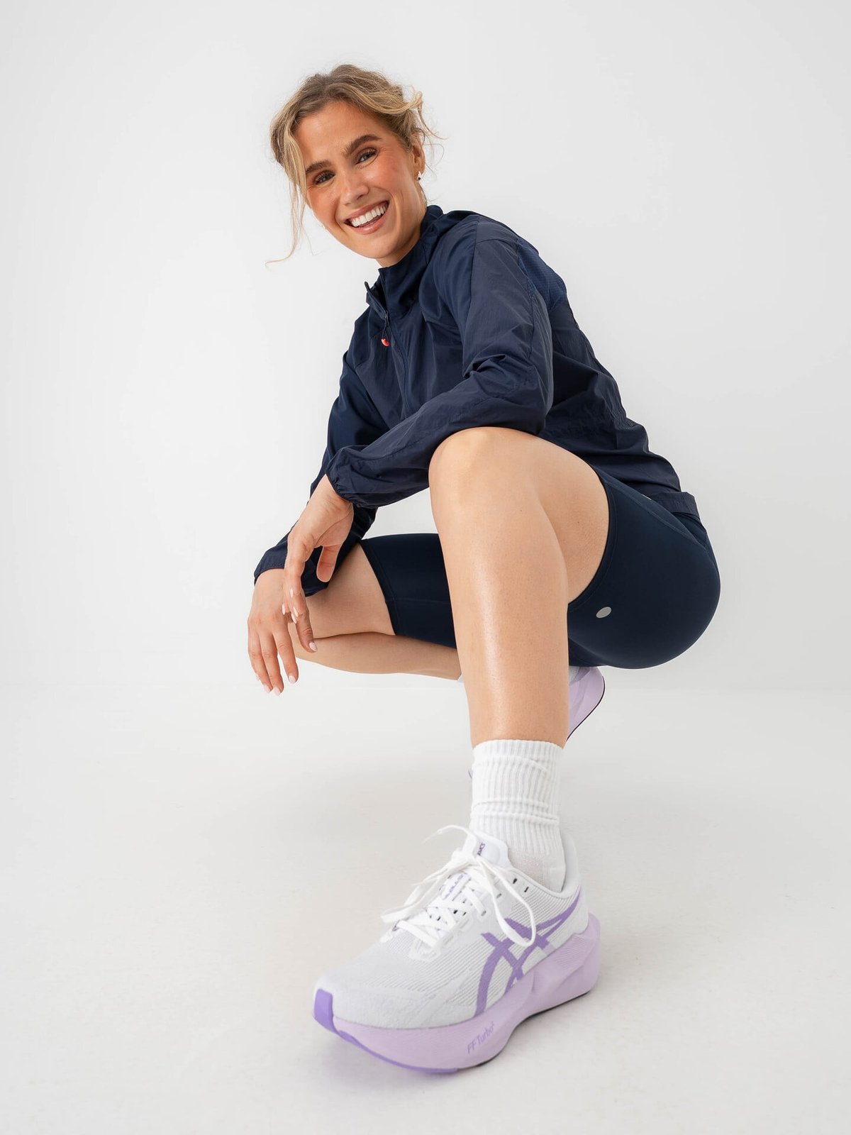 ASICS Novablast 6 White / Murasaki