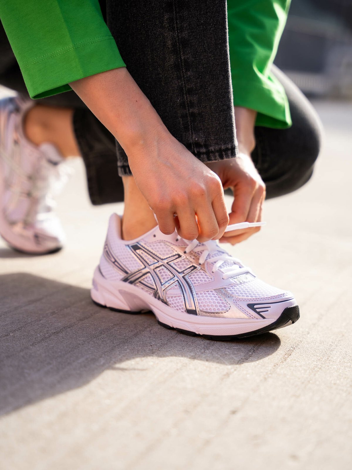 ASICS Gel-1130 White / Faded Ash Rock