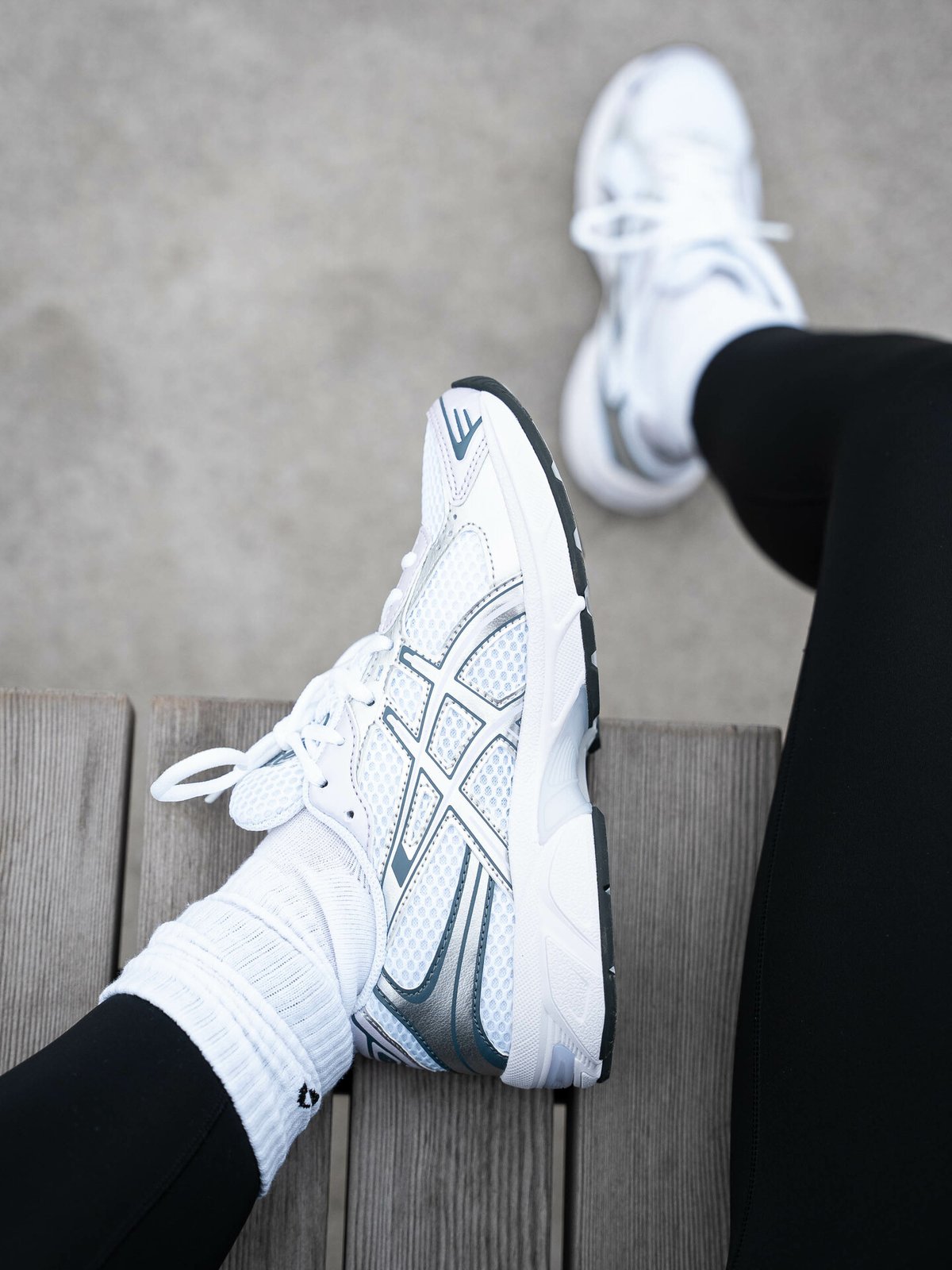ASICS Gel-1130 White / Faded Ash Rock
