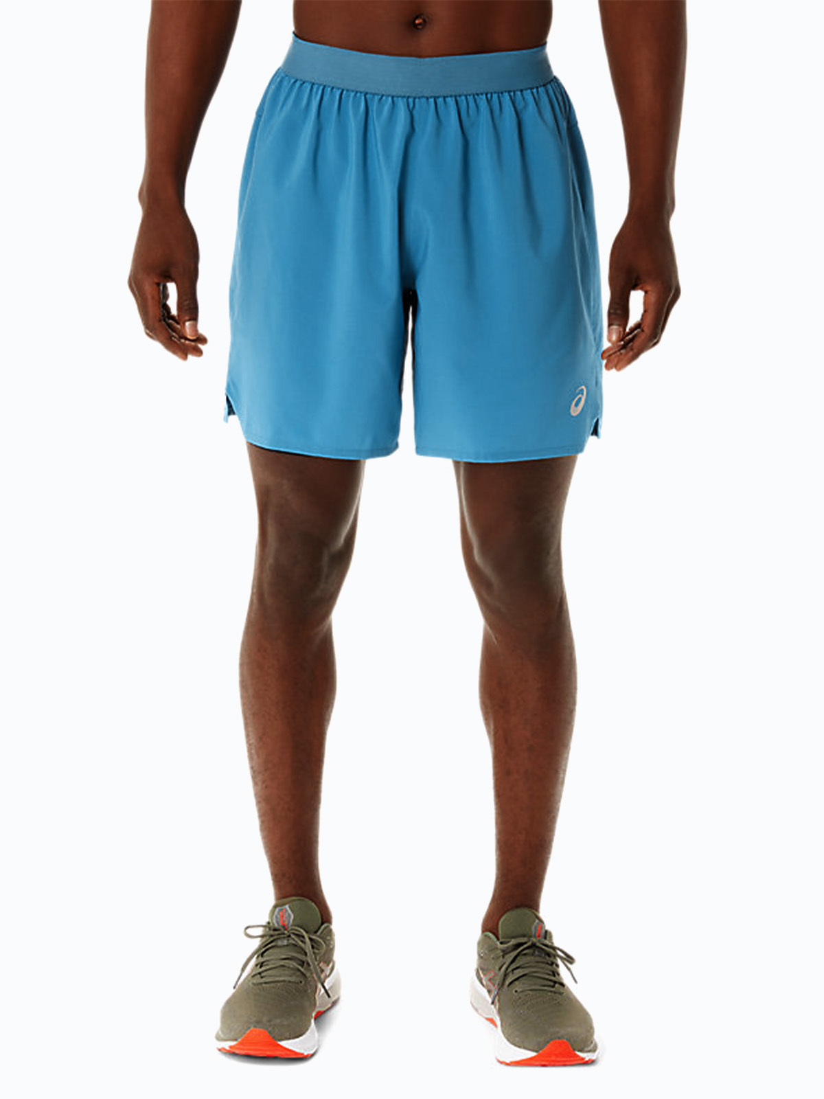 ASICS Road 2-N-1 7In Short Azure/Performance Black